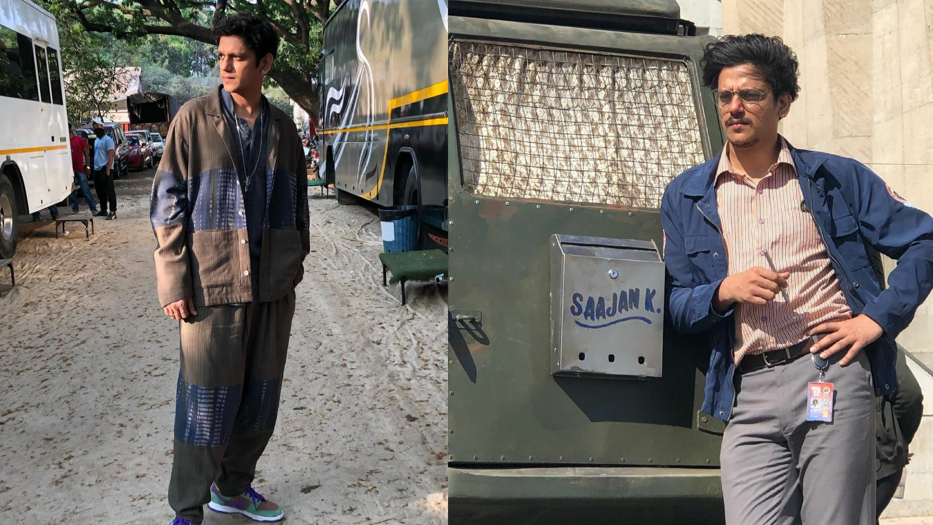 Vijay Varma looks all set for the release of Ok Computer, posts a picture of his look from promotions