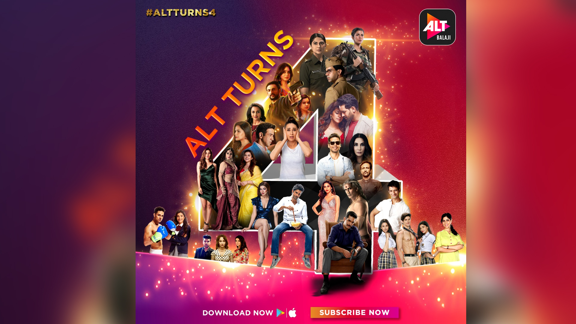 4 years of brilliance in the OTT space calls for major celebrations for ALTBalaji