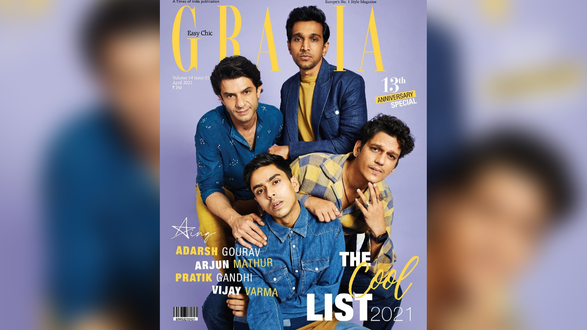 Vijay Varma looks super smart and dashing on the cover of a leading magazine