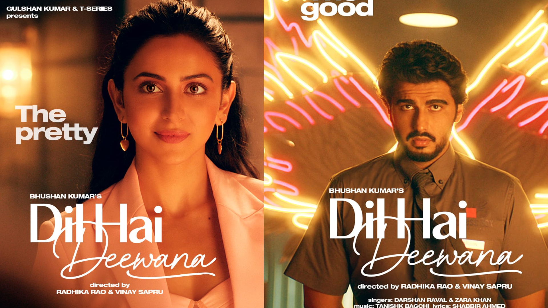 Arjun Kapoor- Rakul Preet shot for their first music video Dil Hai Deewana by Bhushan Kumar’s T-Series sung by Darshan Rawal & Zara Khan