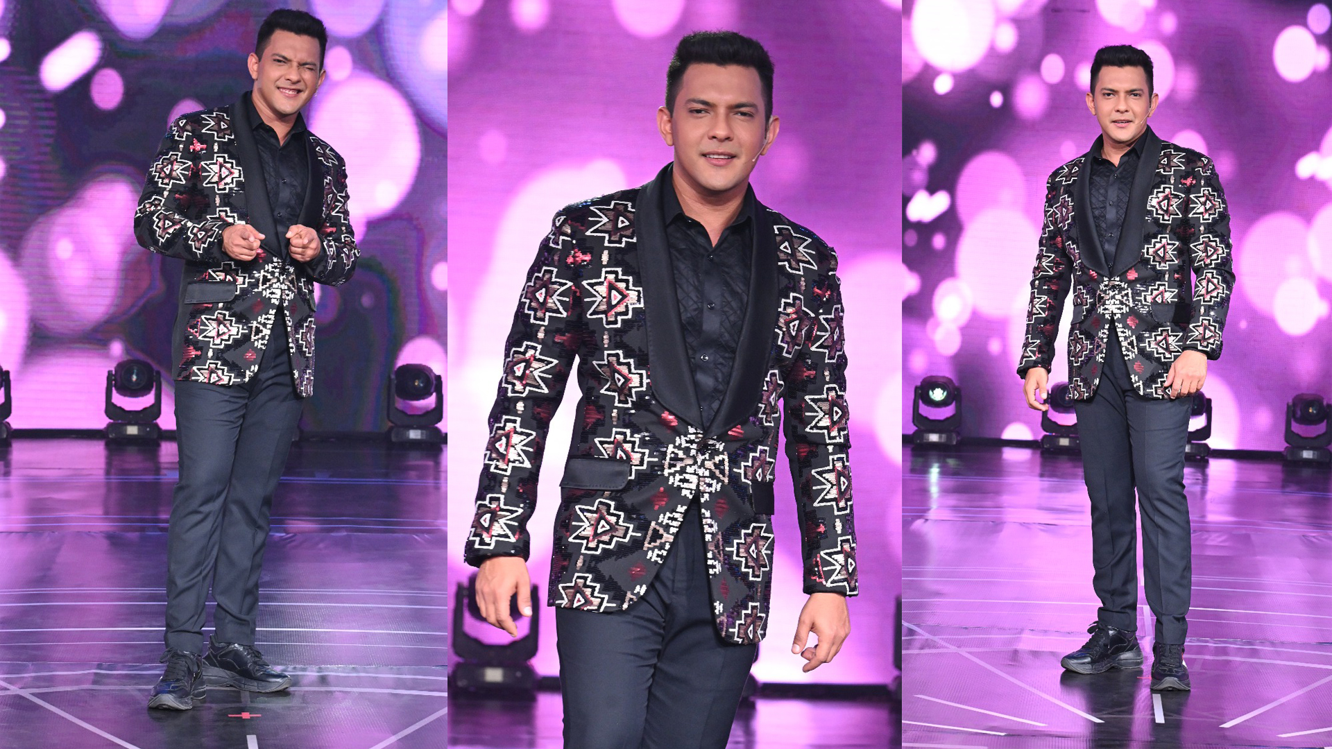 I am delighted to be back on the show says Aditya Narayan on the sets of Indian Idol Season 12