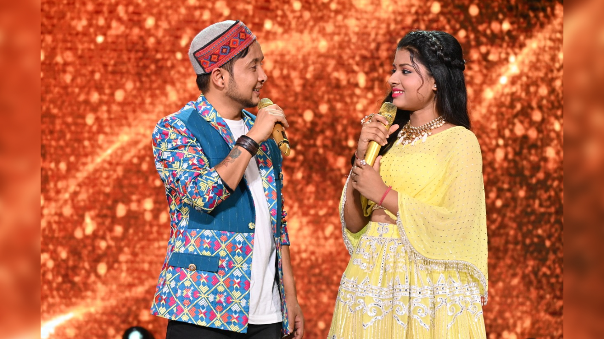 I missed my partner in crime says, Arunita for Pawandeep on the sets of Indian Idol Season 12