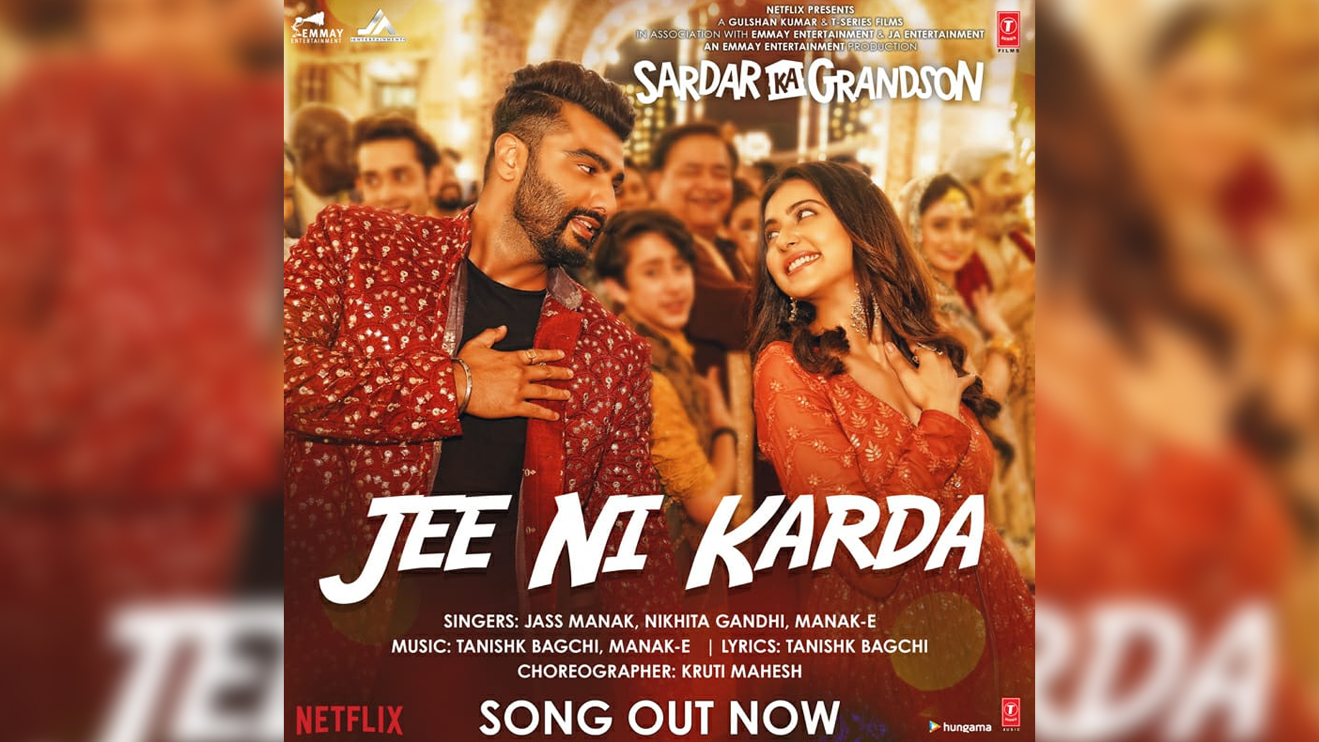 Arjun Kapoor – Rakul Preet Singh dance to dhol beats in Sardar Ka Grandson’s first song ‘Jee Ni Karda’