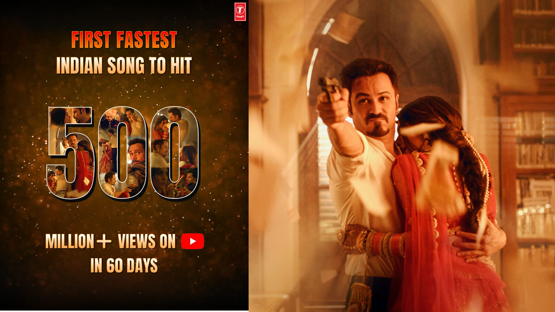 Bhushan Kumar’s T-Series ‘Lut Gaye’ with Emraan Hashmi & Jubin Nautiyal hit another record; becomes first song to reach fastest 500million views in 60days