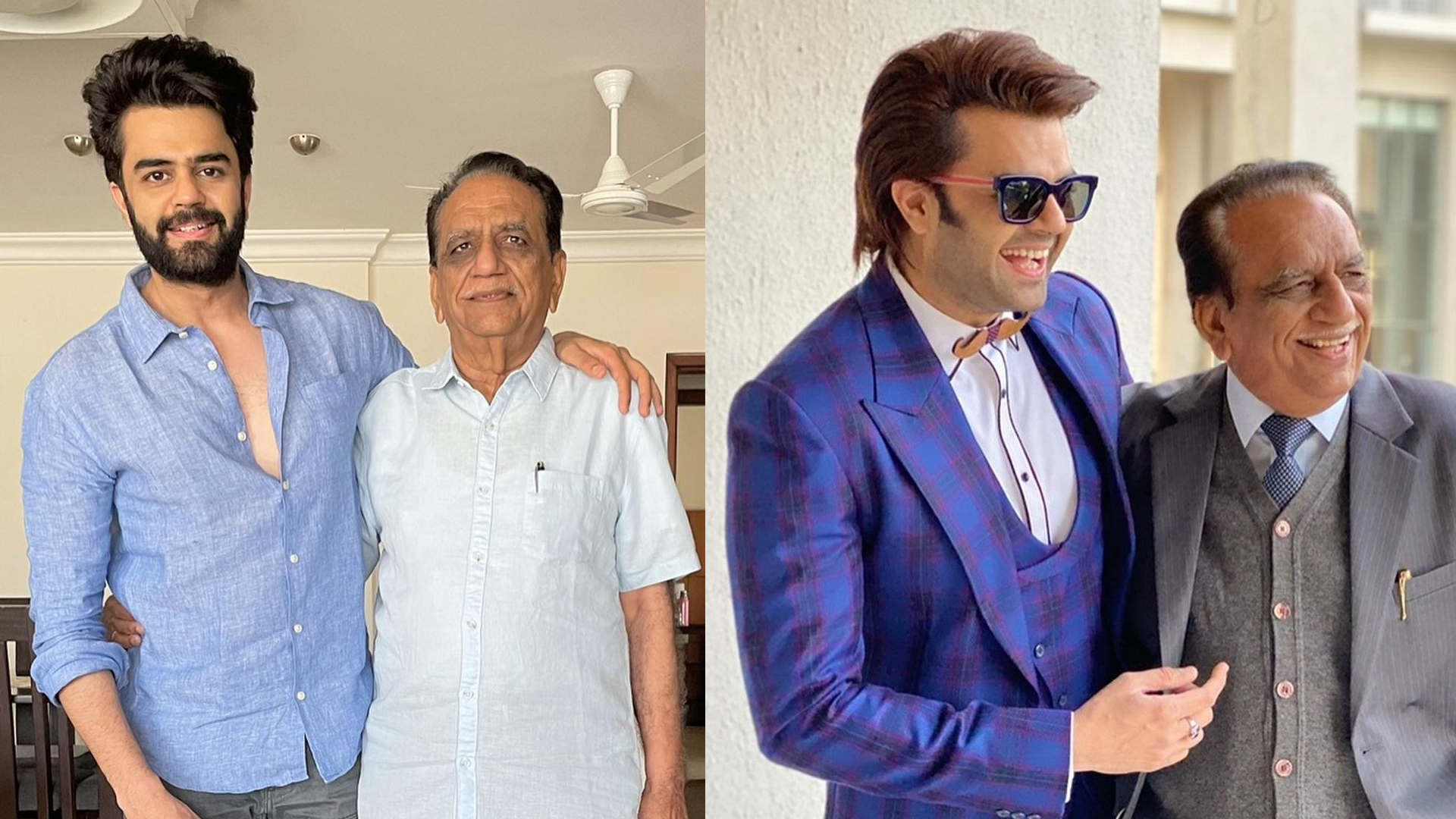 Maniesh Paul wishes father on his birthday, attributes his humour to him in a heartwarming post