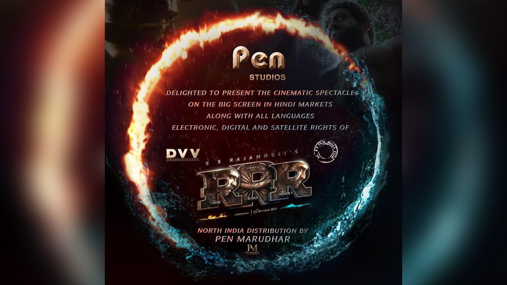 Dr. Jayantilal Gada (Pen Studios) cracks an unbelievable deal for the epic ‘RRR’