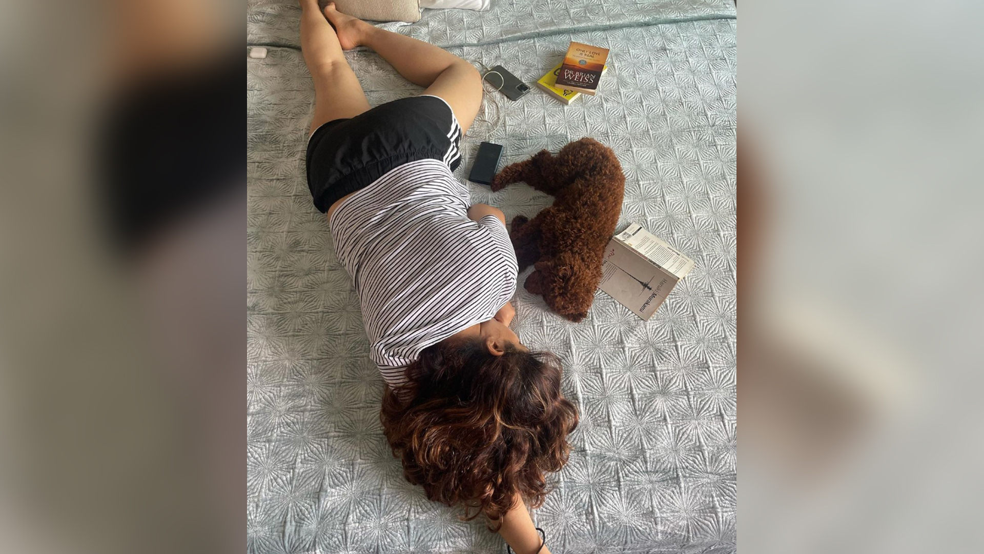 Ayushman turned photographer for Tahira Kashyap Khurrana as she takes a nap