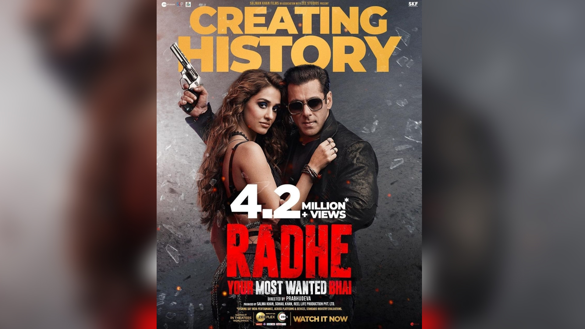 Salman Khan’s RADHE – creates history!