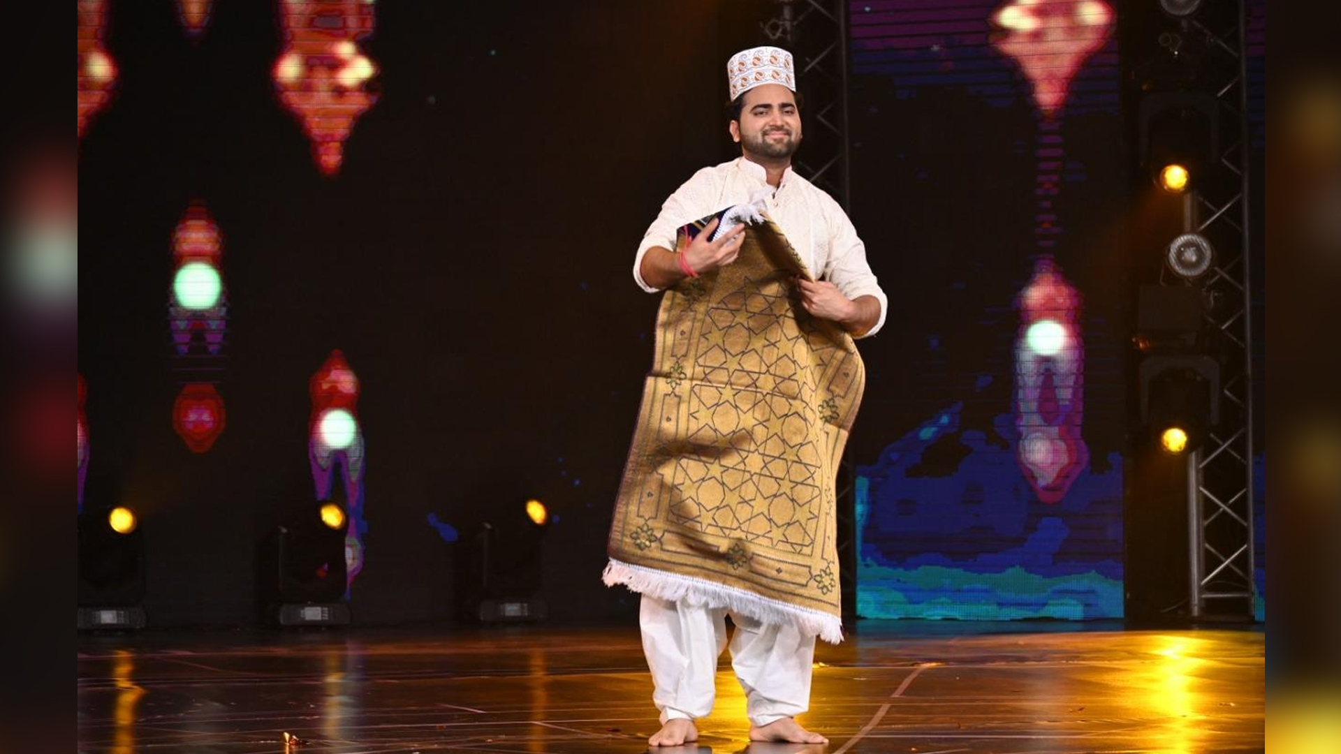 Danish Mohd celebrates Eid al-Fitr on the sets of Indian Idol Season 12