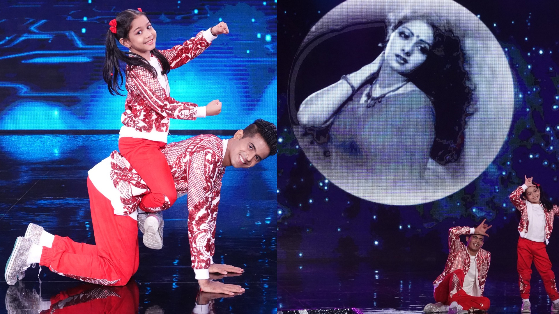 Contestant Florina and super guru Tushar Shetty pay special tribute to legendary actress of Bollywood ‘Sridevi’ on Super Dancer – Chapter 4