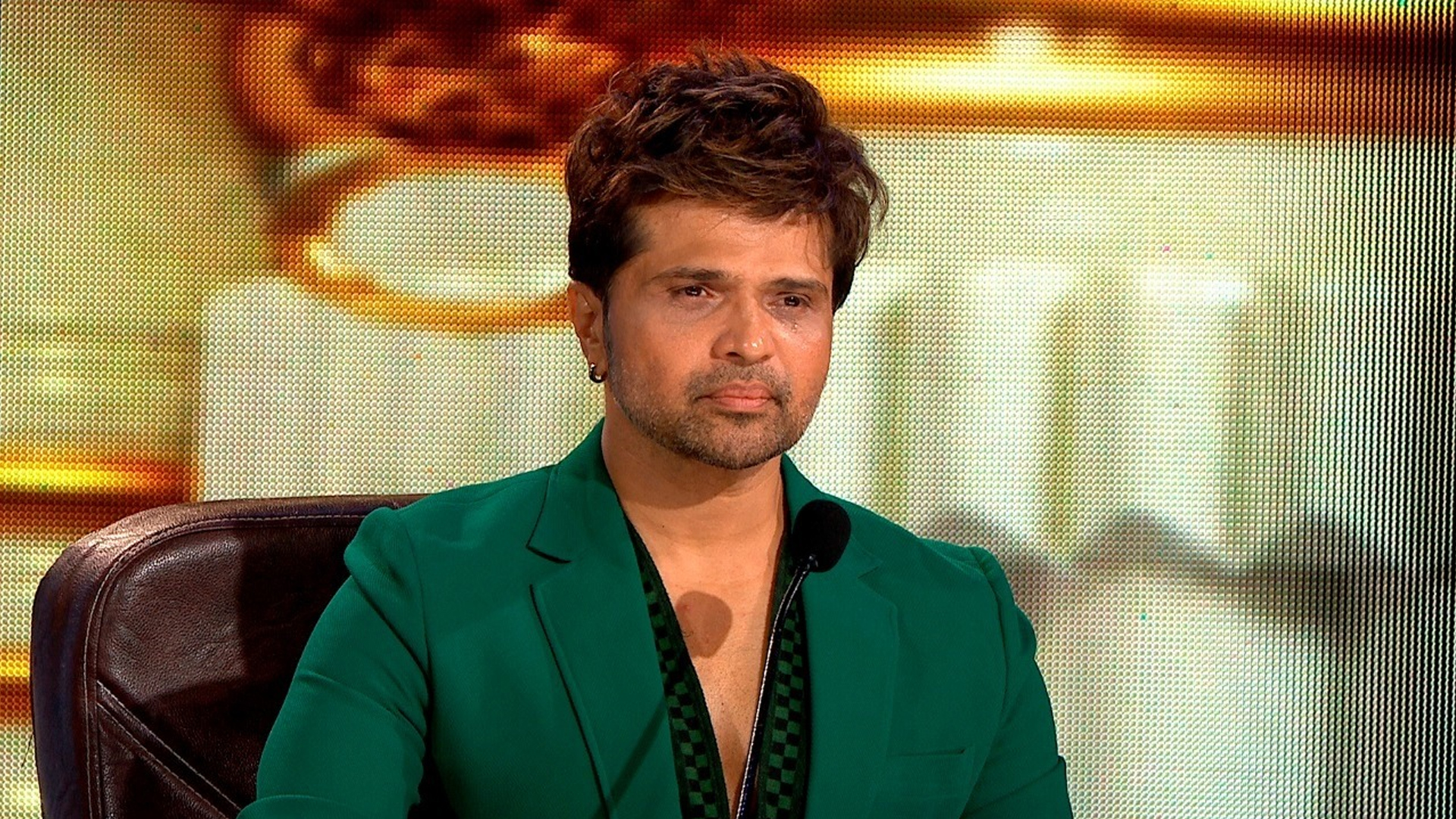 Himesh Reshammiya breaks down on Sawai Bhatt performance on the sets of Indian Idol season 12