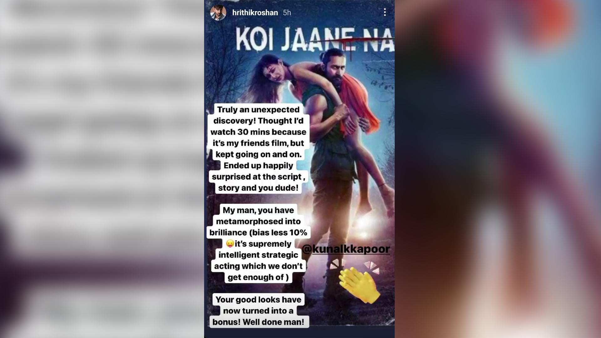 Hrithik Roshan lavishes Kunal Kapoor with praises for his performance in ‘Koi Jaane Na’, says, “You have metamorphosed into brilliance!”