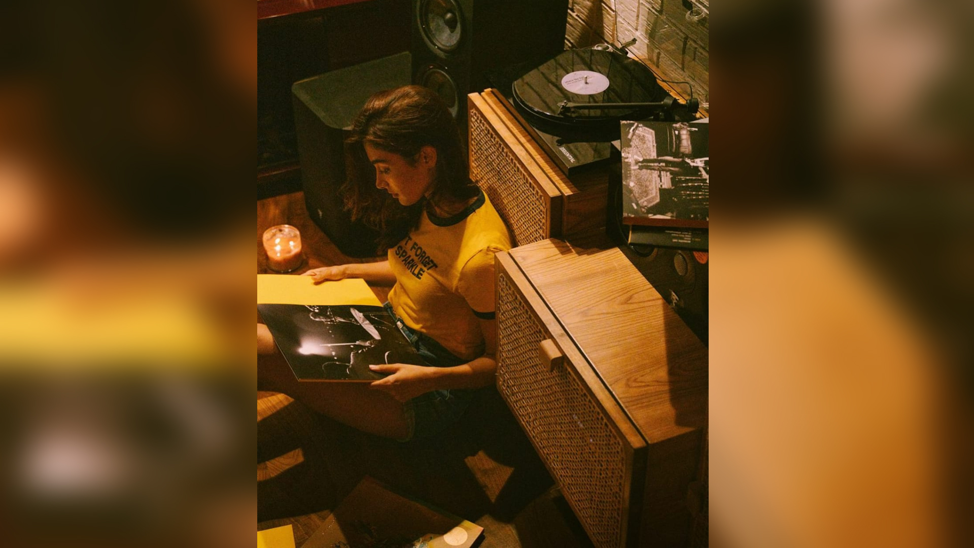 Pooja Hegde is seen enjoying the vinyl culture in her latest post, see below