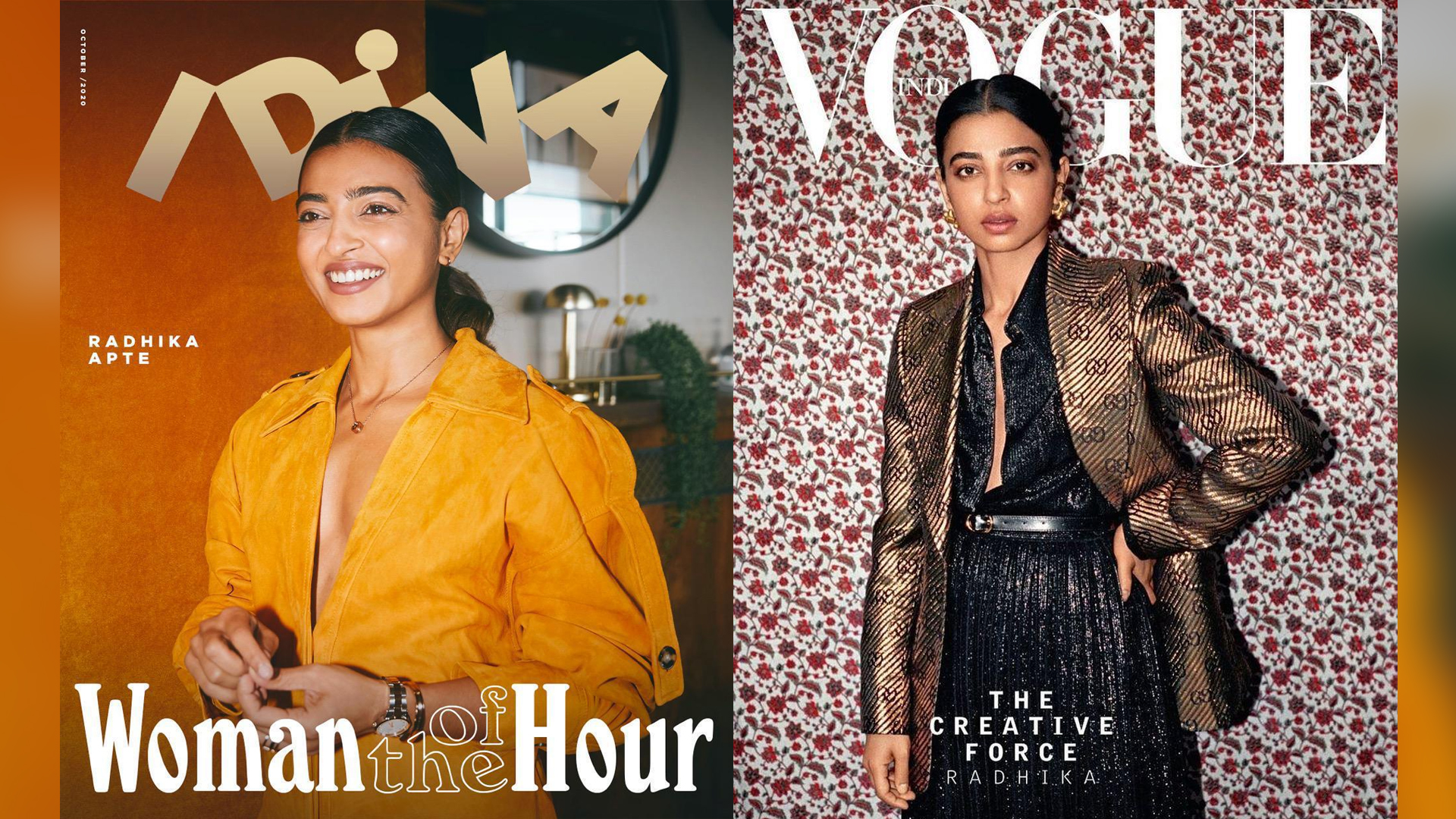 Radhika Apte is the most stylish and loved Cover girl, her frequent outings as the face of leading magazines is proof