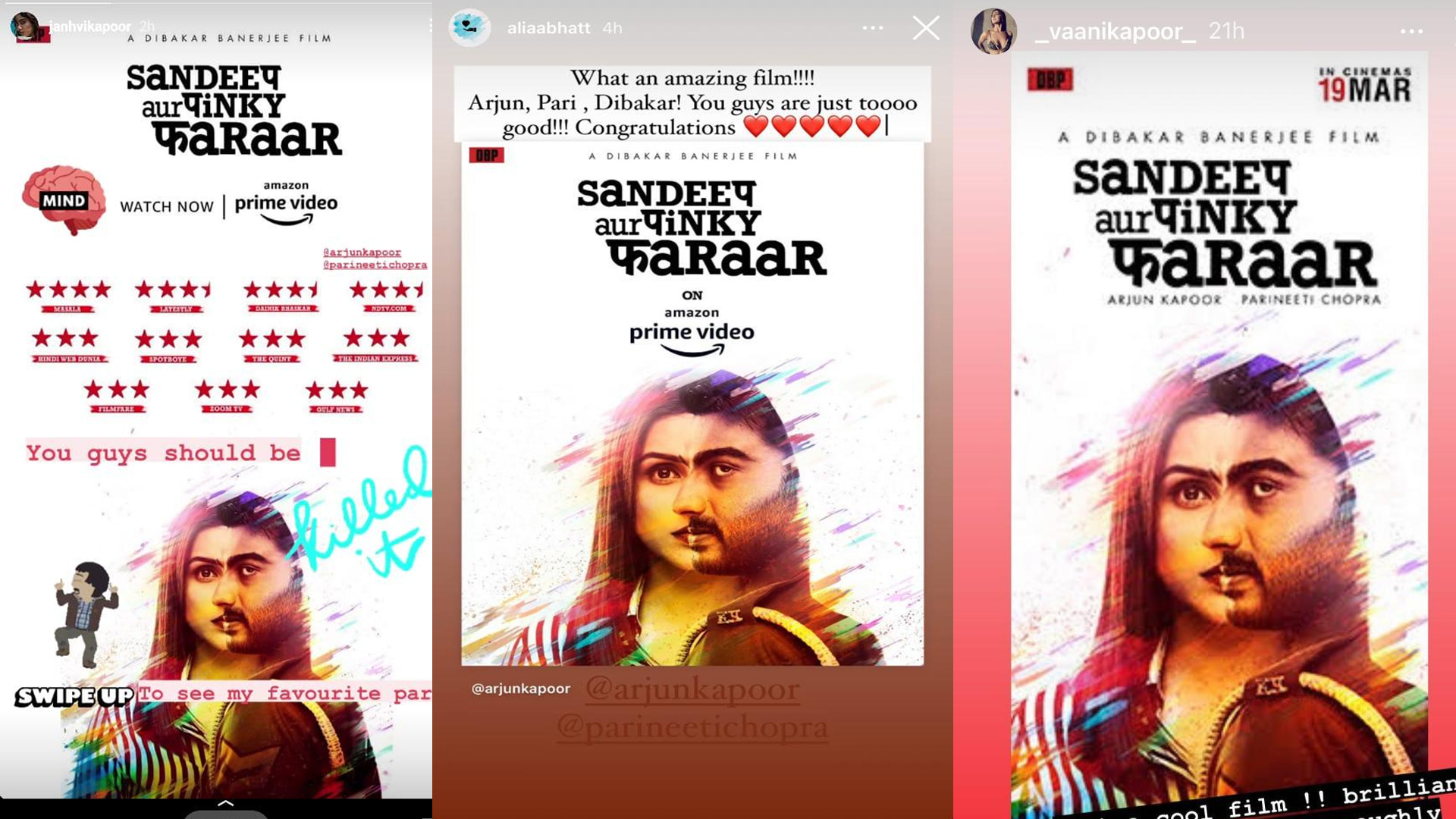 Alia Bhatt, Jahnvi Kapoor, Vaani Kapoor… celebs, critics and audience are all praises for Amazon Prime Video’s Sandeep Aur Pinky Faraar, call it a ‘must-watch’!