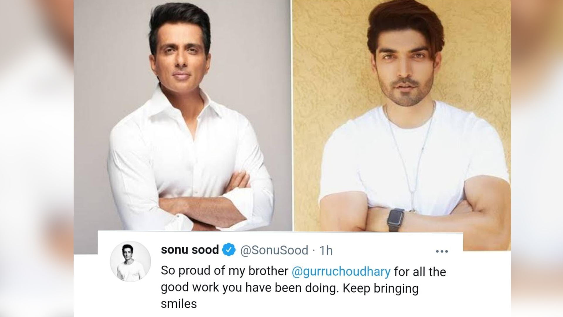 Sonu Sood is all praises for the COVID WARRIOR and good friend, Gurmeet Choudhary !