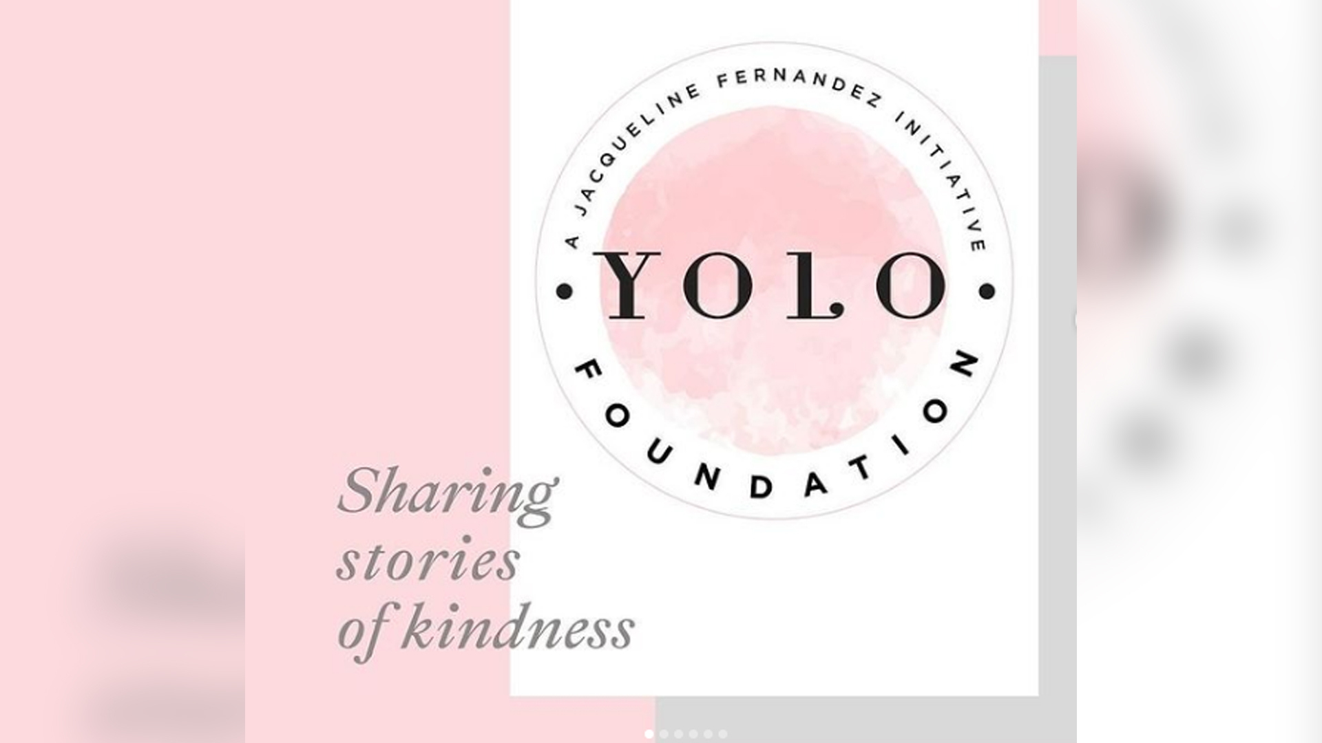 Jacqueline Fernandez launches YOLO foundation; aims to spread kindness through this initiative