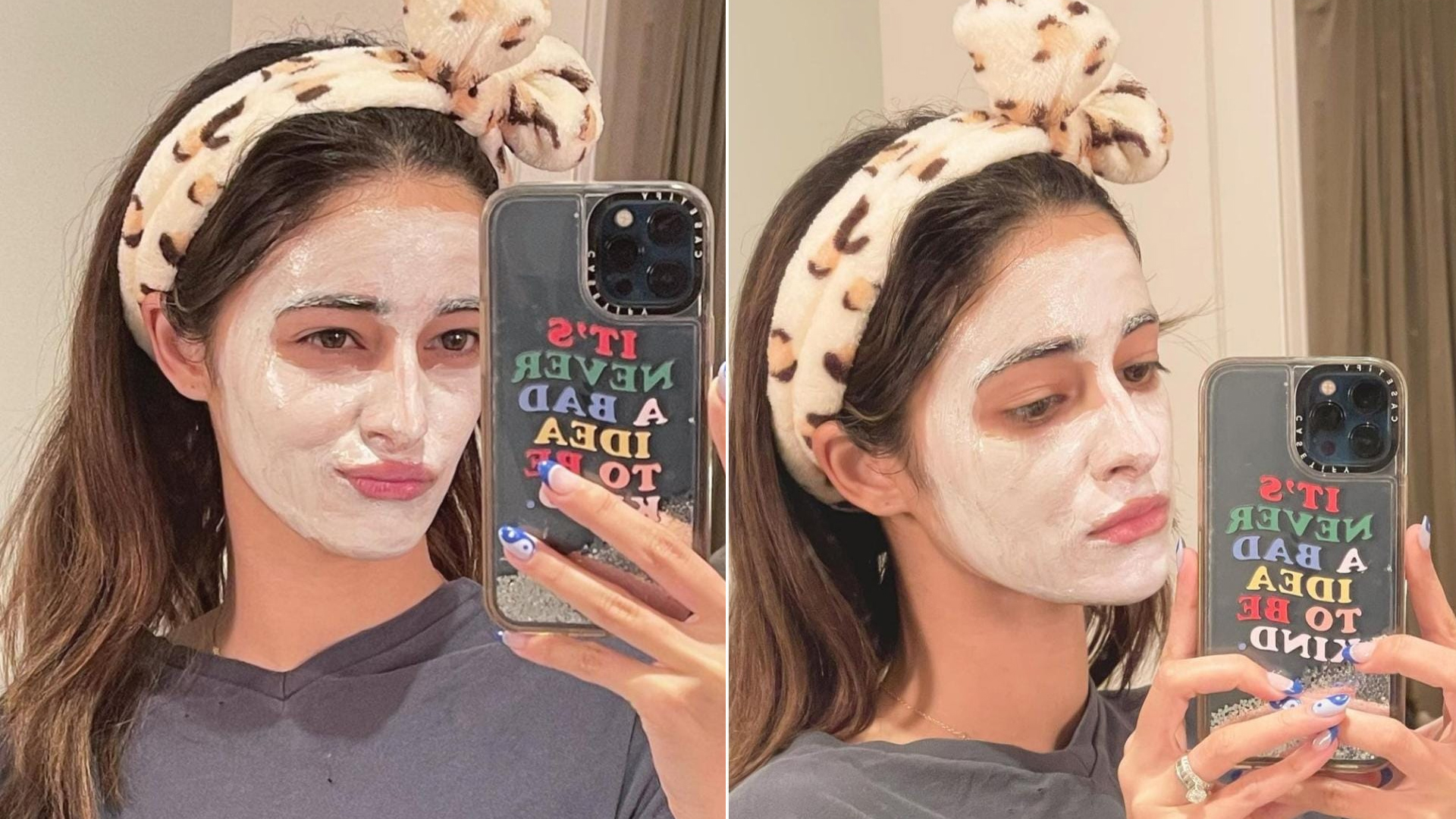 Liger actress, Ananya Panday shares super adorable mirror selfies as we get into the weekend, asks us to be kind to ourselves