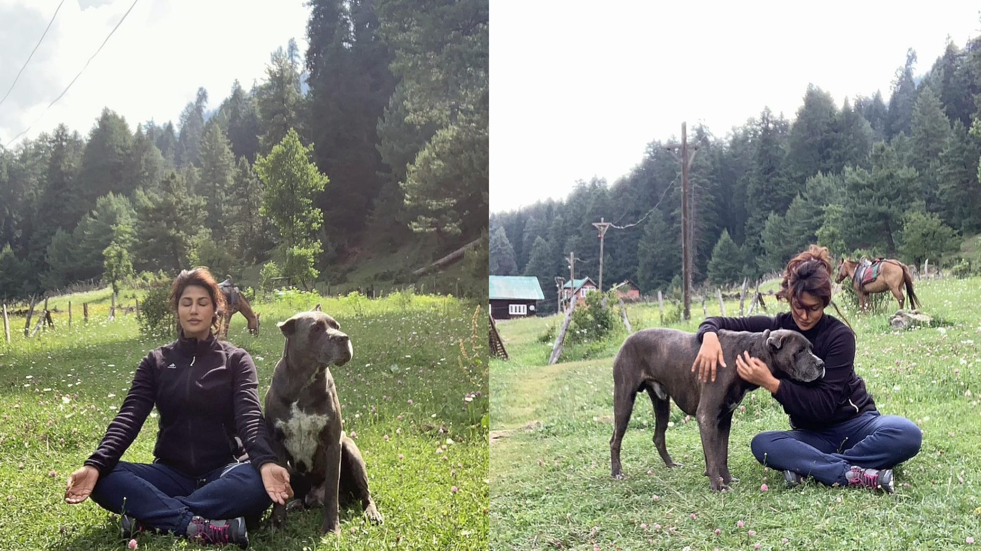 Chitrangda Singh celebrates Yoga Day in the beautiful mountains of Kashmir