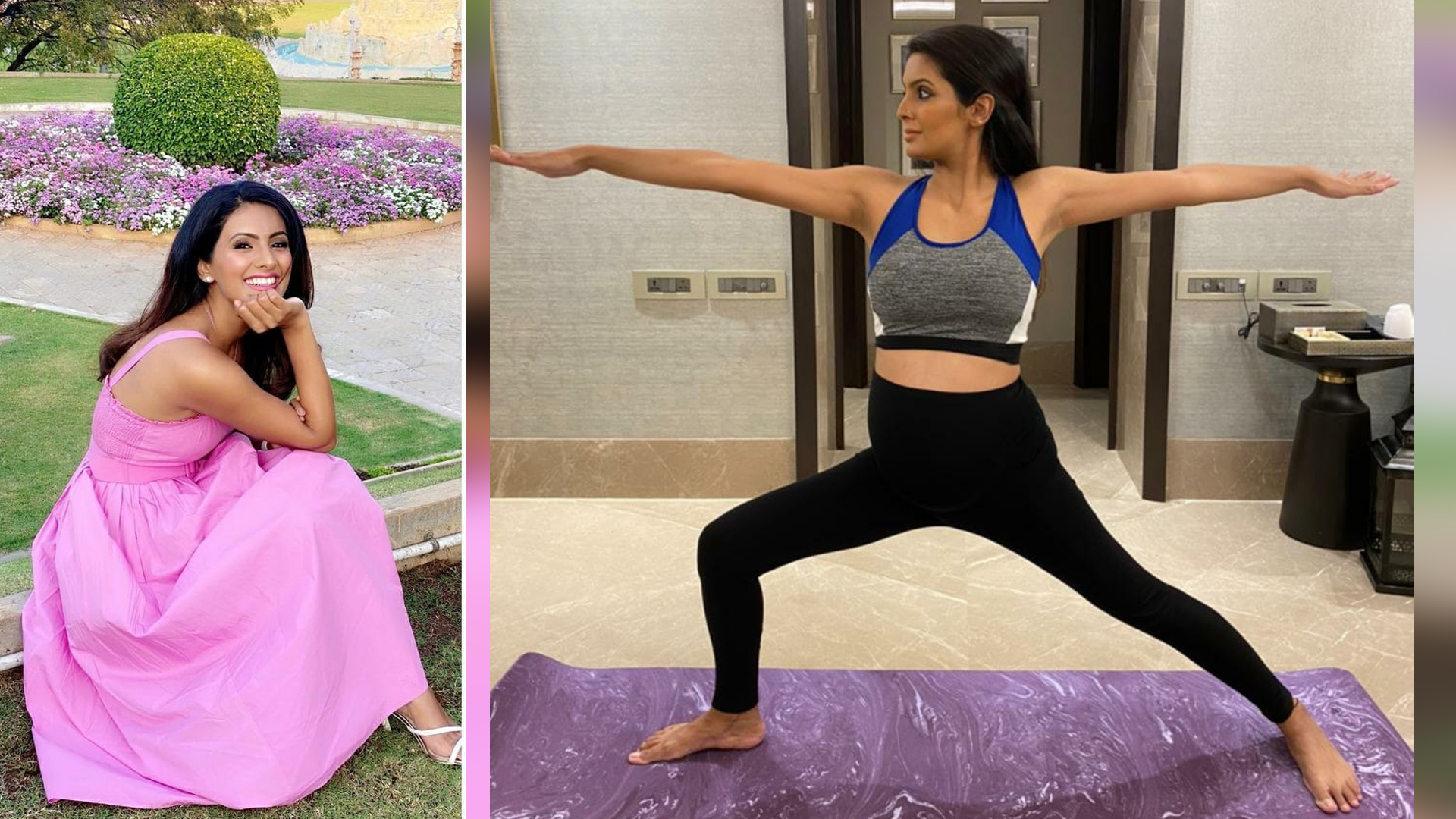 Actress Geeta Basra who is expecting her second baby soon is keen to follow her yoga routine post delivery as well.