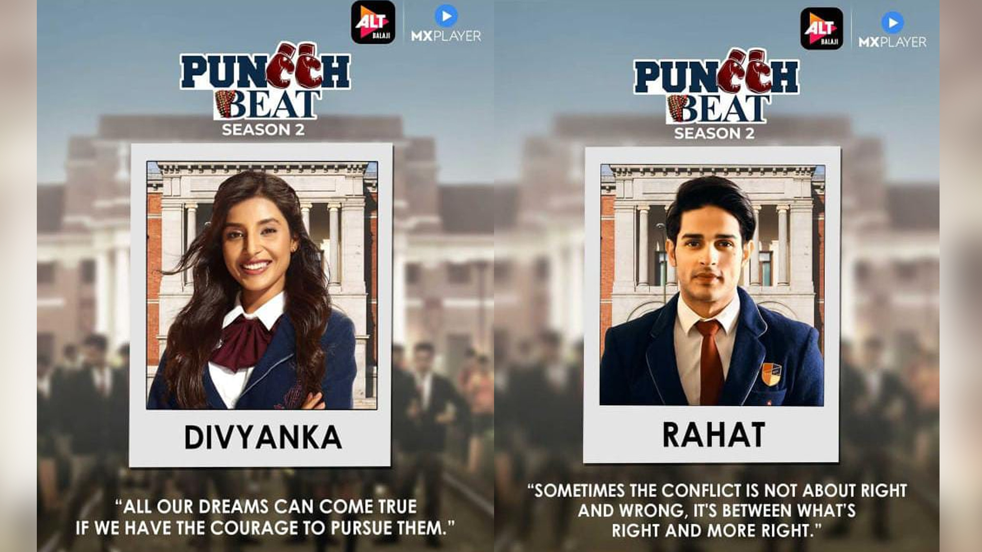 Puncch Beat 2 Posters out! Get ready to witness Drama as the students gear up for ALTBalaji’s Youth Drama once again!