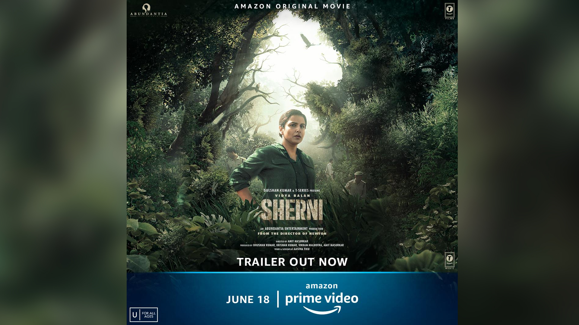 AMAZON PRIME VIDEO UNVEILS A ROARING TRAILER OF VIDYA BALAN STARRER UPCOMING HINDI FILM – SHERNI