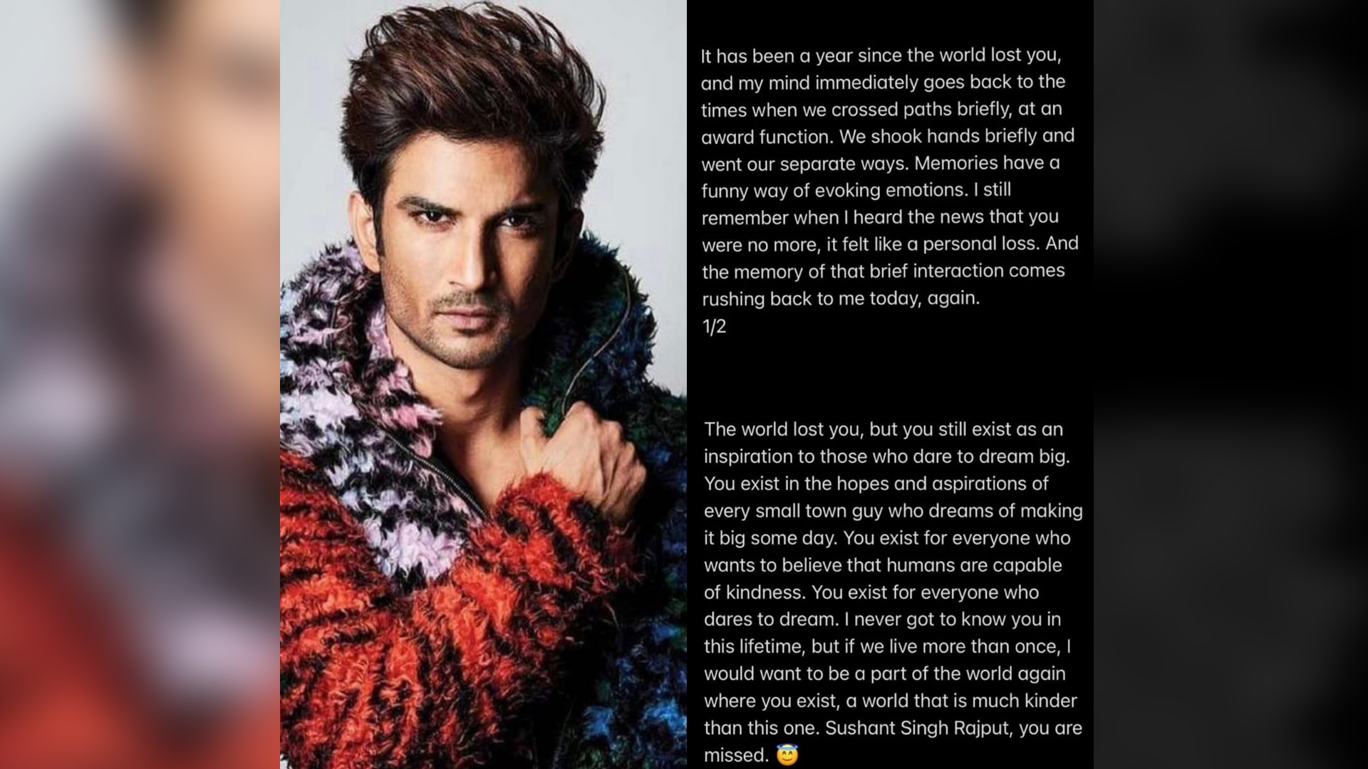 Pulkit Samrat posts a heartfelt message on the eve of Sushant Singh Rajput’s Death Anniversary