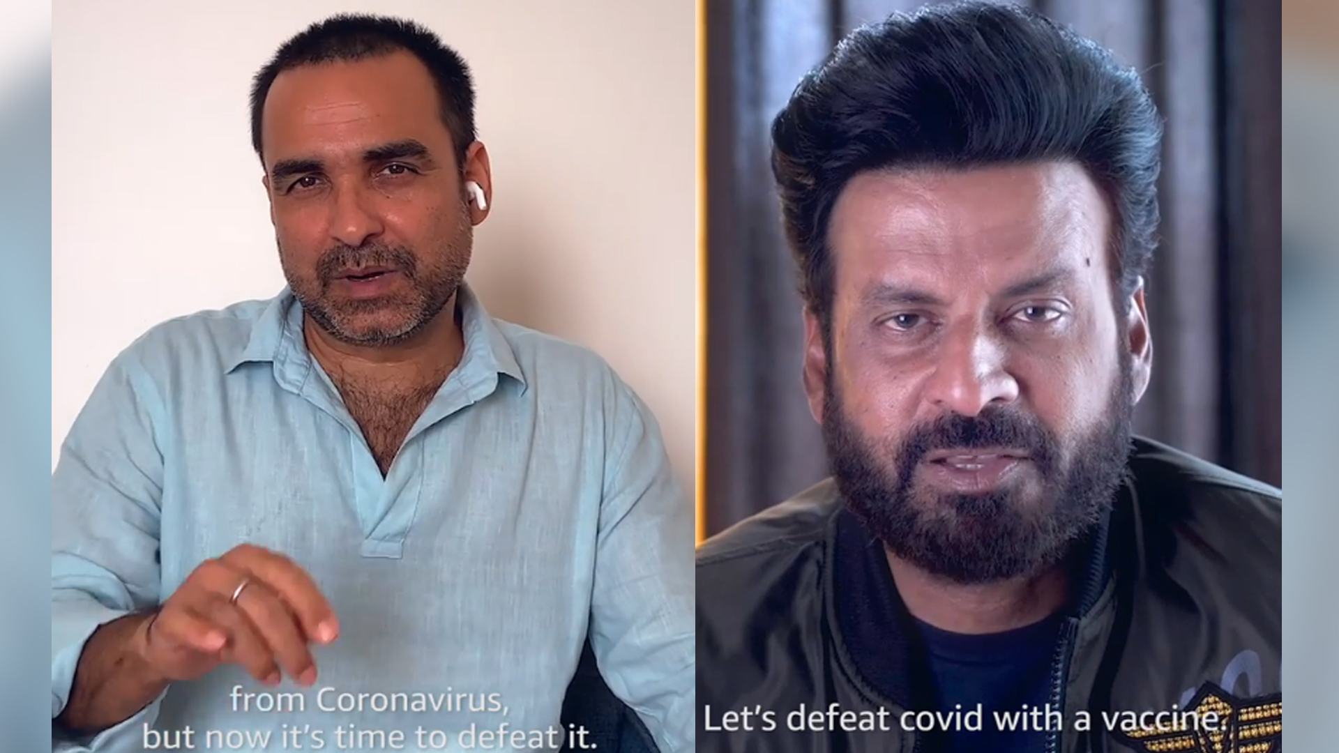 Srikant Tiwari, Kaleen Bhaiya, and Sherni urge Indians to get vaccinated and co-win the war against Covid-19