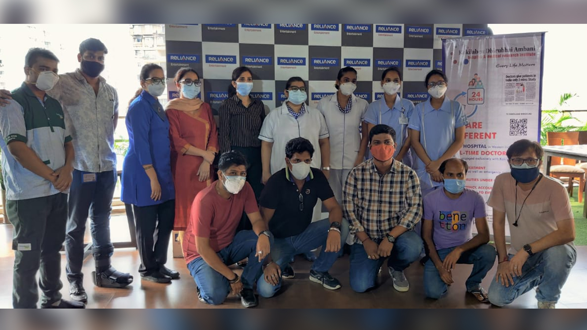 Reliance Entertainment facilitates vaccination for members of the industry!