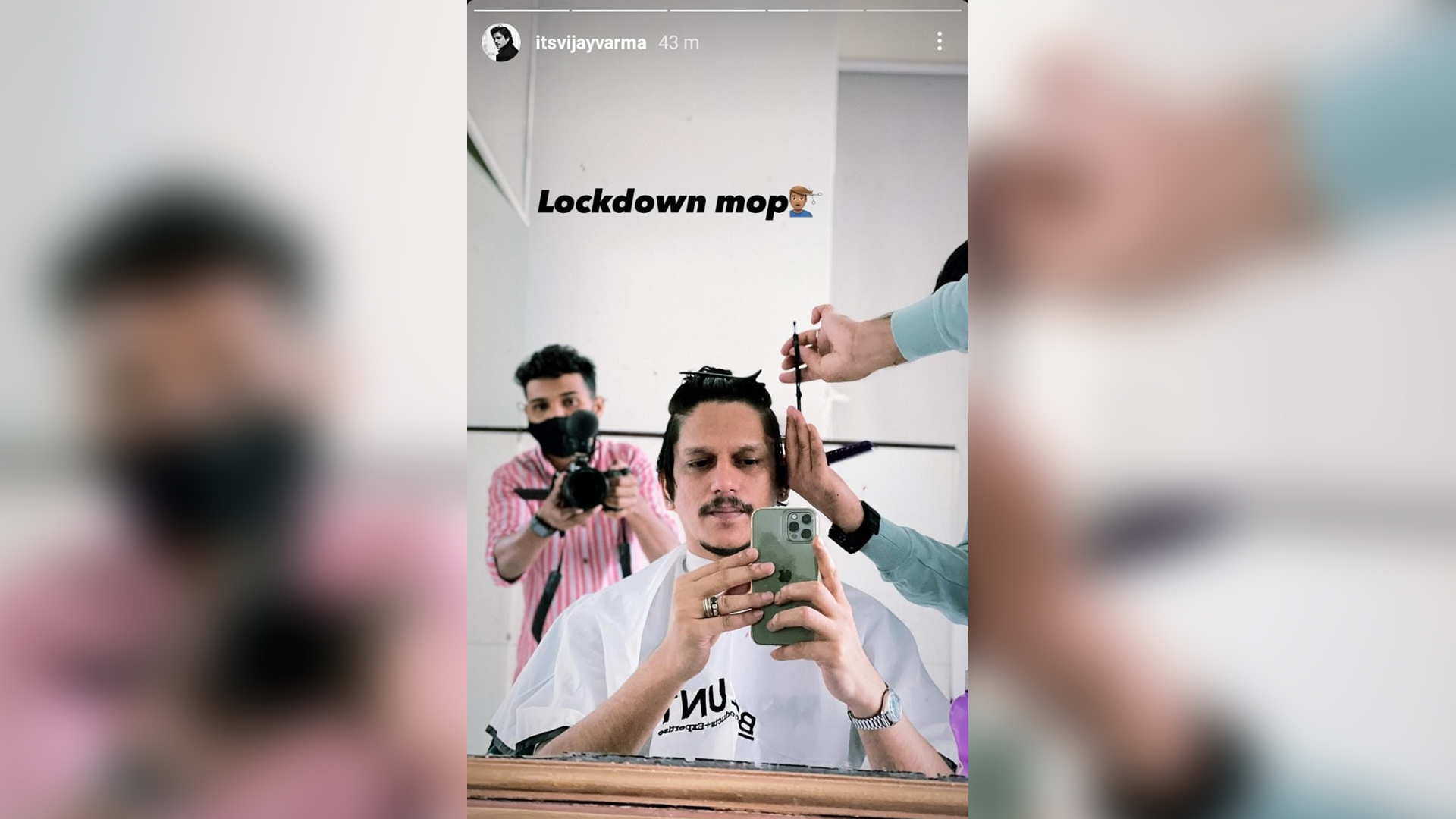 Vijay Varma leaves fans guessing with the latest story of a haircut, what’s cooking exactly?