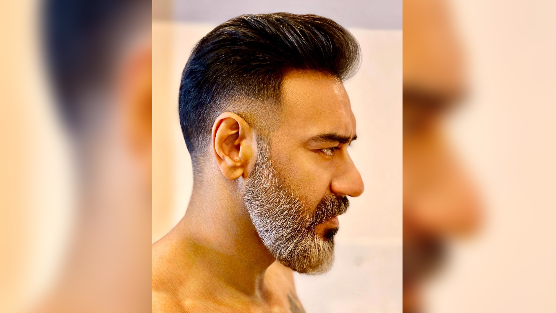 Ajay Devgn sports a dashing bearded look, Aalim Hakim takes charge of the look!