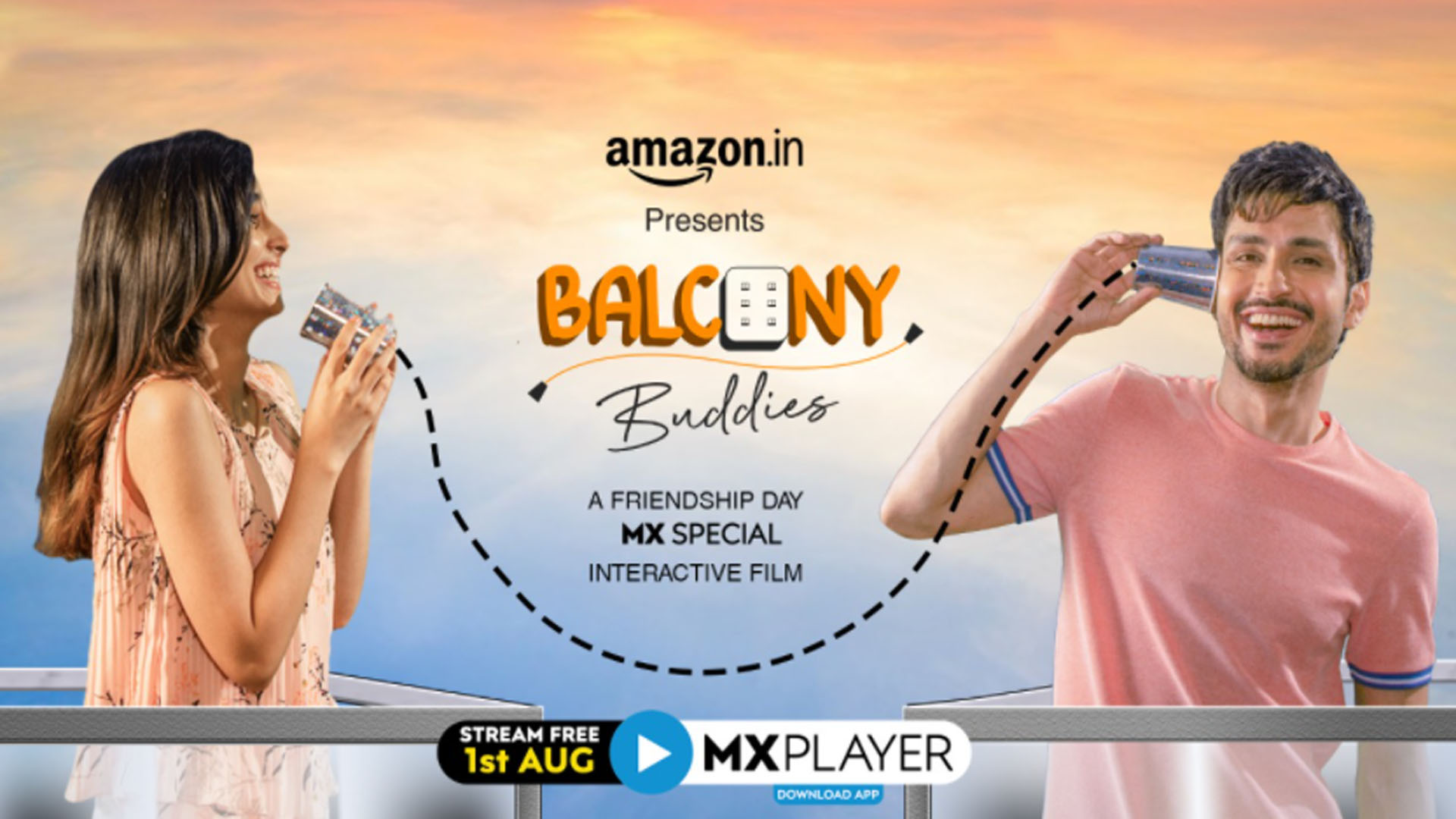 This Friendship Day, watch the story of a lockdown friendship like never before with Amazon presents ‘Balcony Buddies’, an MX Special Interactive Film