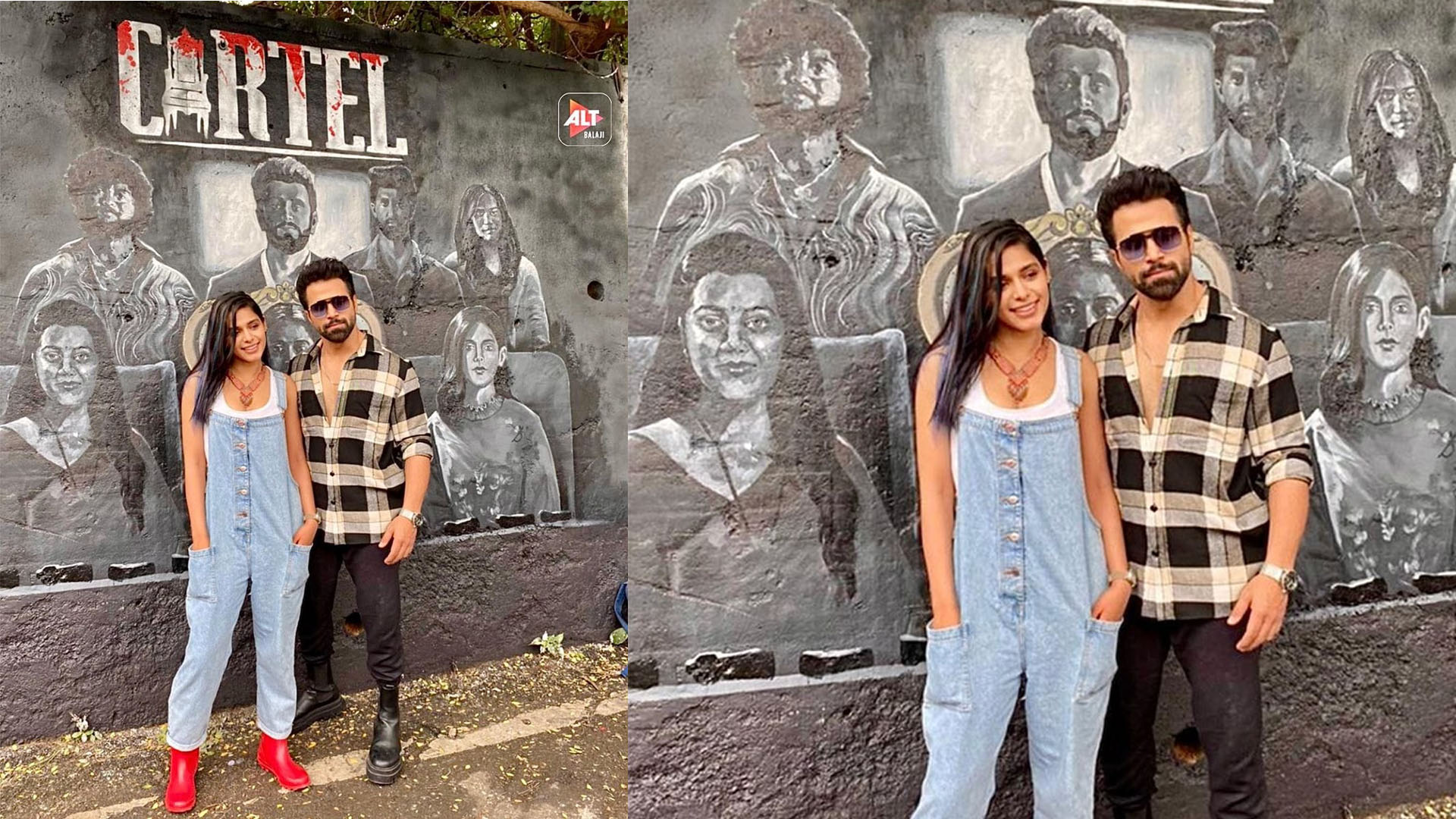 Pranati Rai Prakash and Ritvik Dhanjani launch the  Graffiti ensemble poster for their latest action drama Cartel!