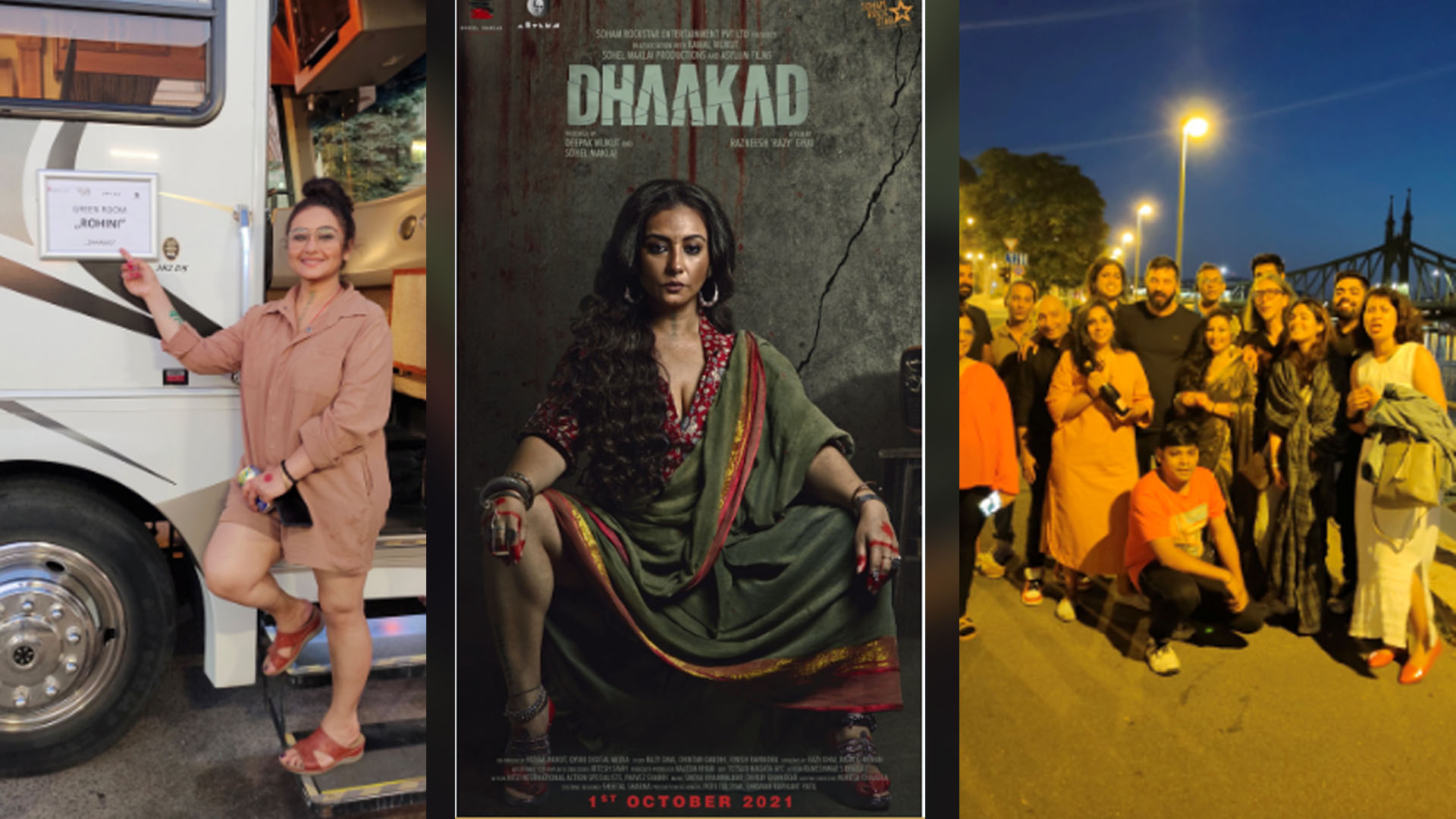 Divya Dutta wraps her final schedule for Dhaakad in Budapest.