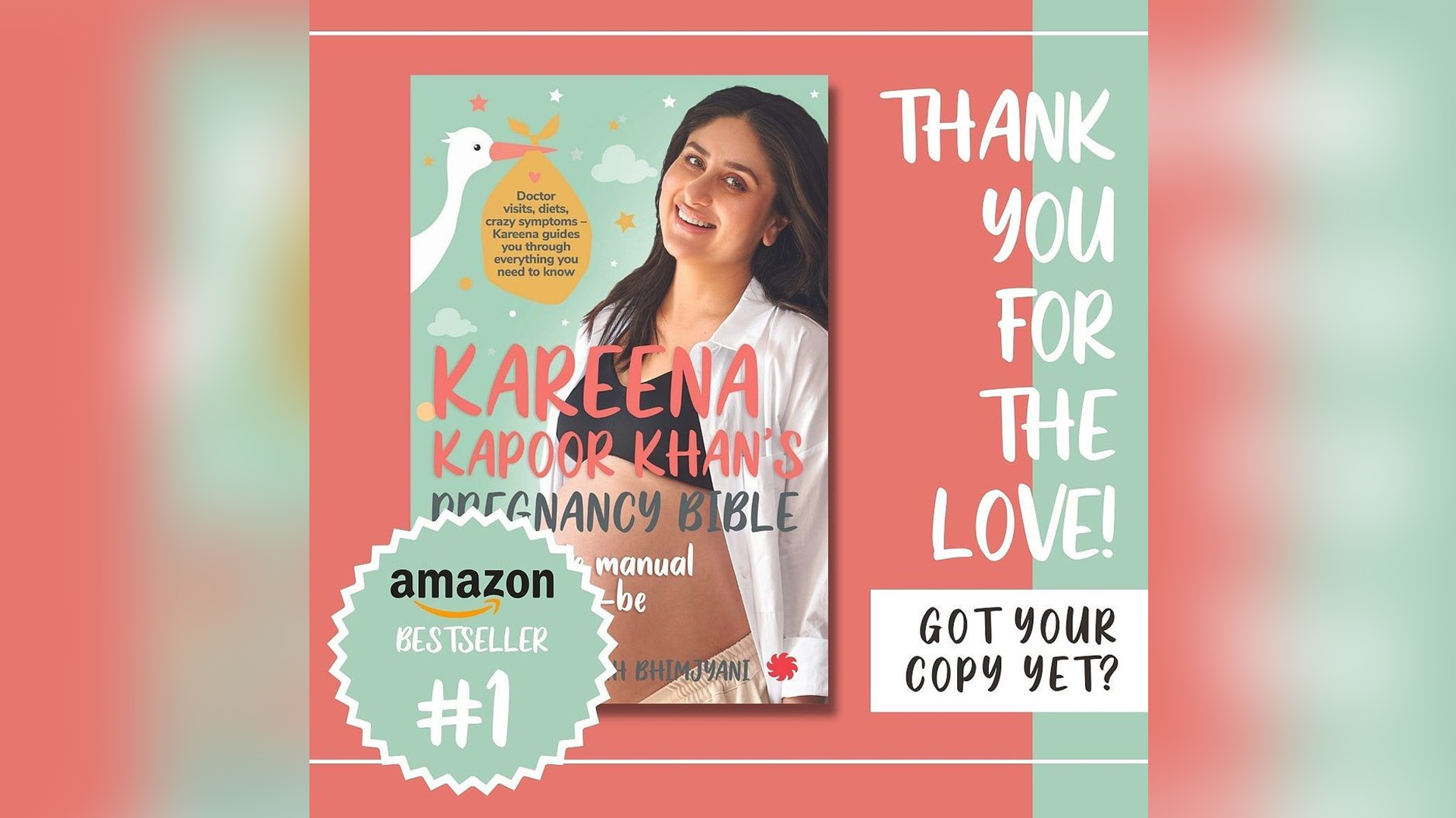 Kareena Kapoor Khan’s book becomes one of the first to trend as Number One Bestseller within a day of its cover launch