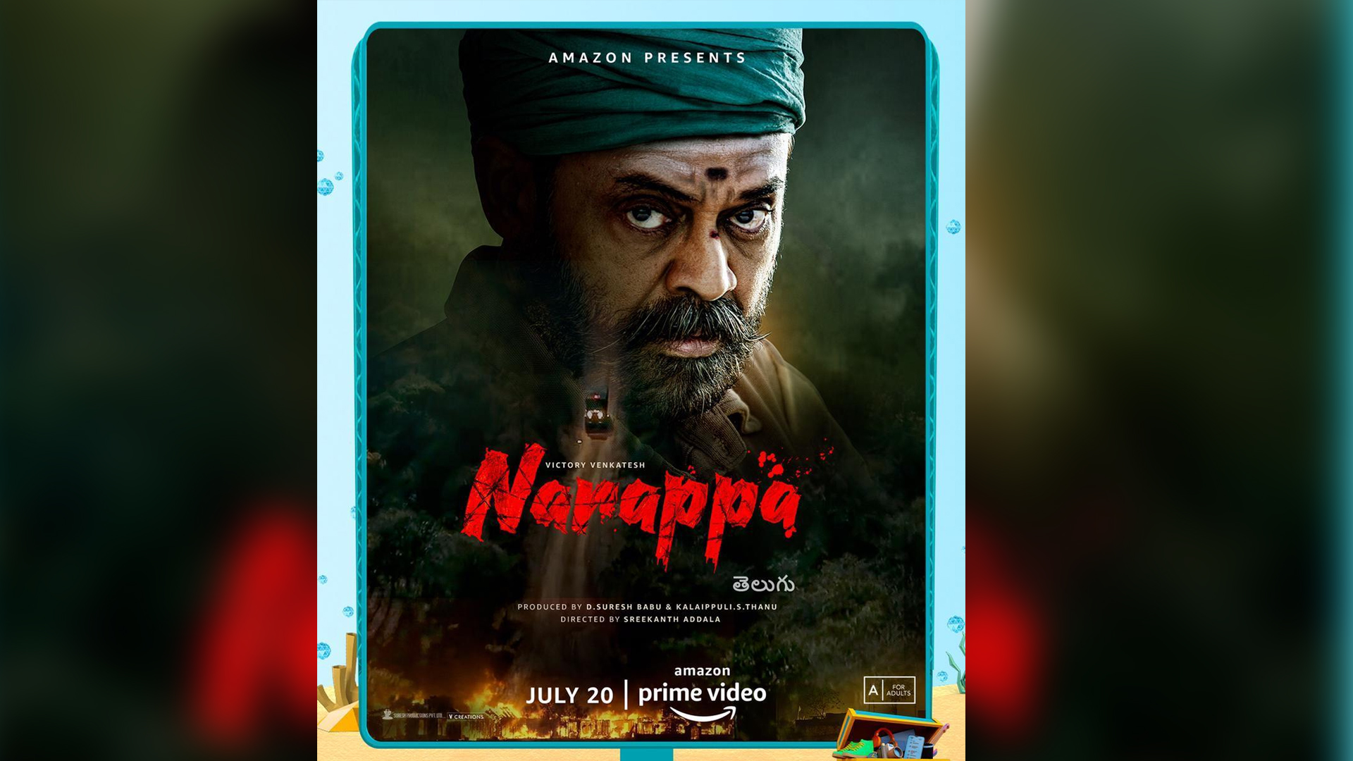 Rana Daggubati, Filmmaker Anil Ravipudi, audience and critics are all praise for Amazon Prime Video’s Narappa trailer; say “Venkatesh Daggubati is back with a bang”