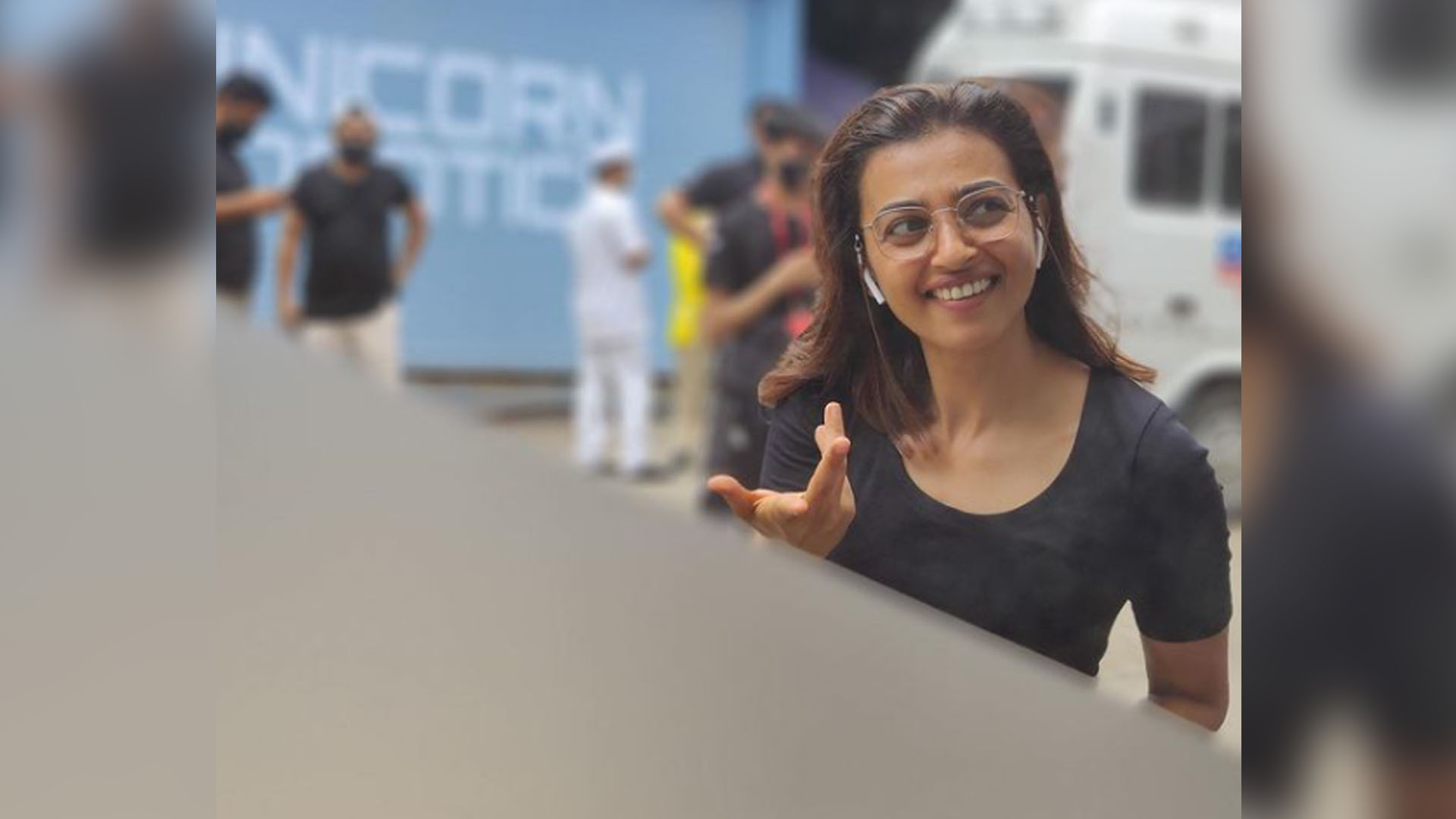 Radhika Apte is back on the film set and her latest picture on social media shows she’s the happiest!