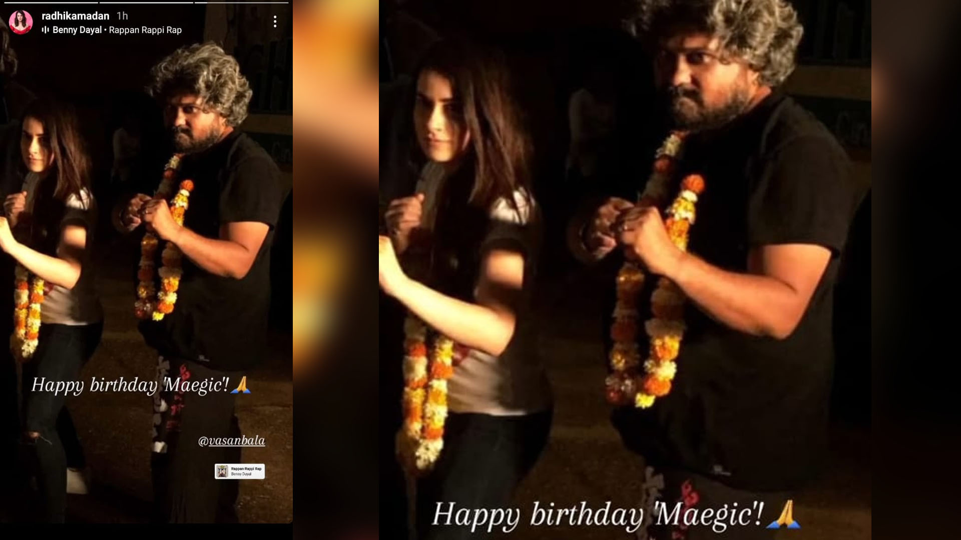 Radhika Madan wishes Vasan Bala on his birthday, calls him ‘Maegic’