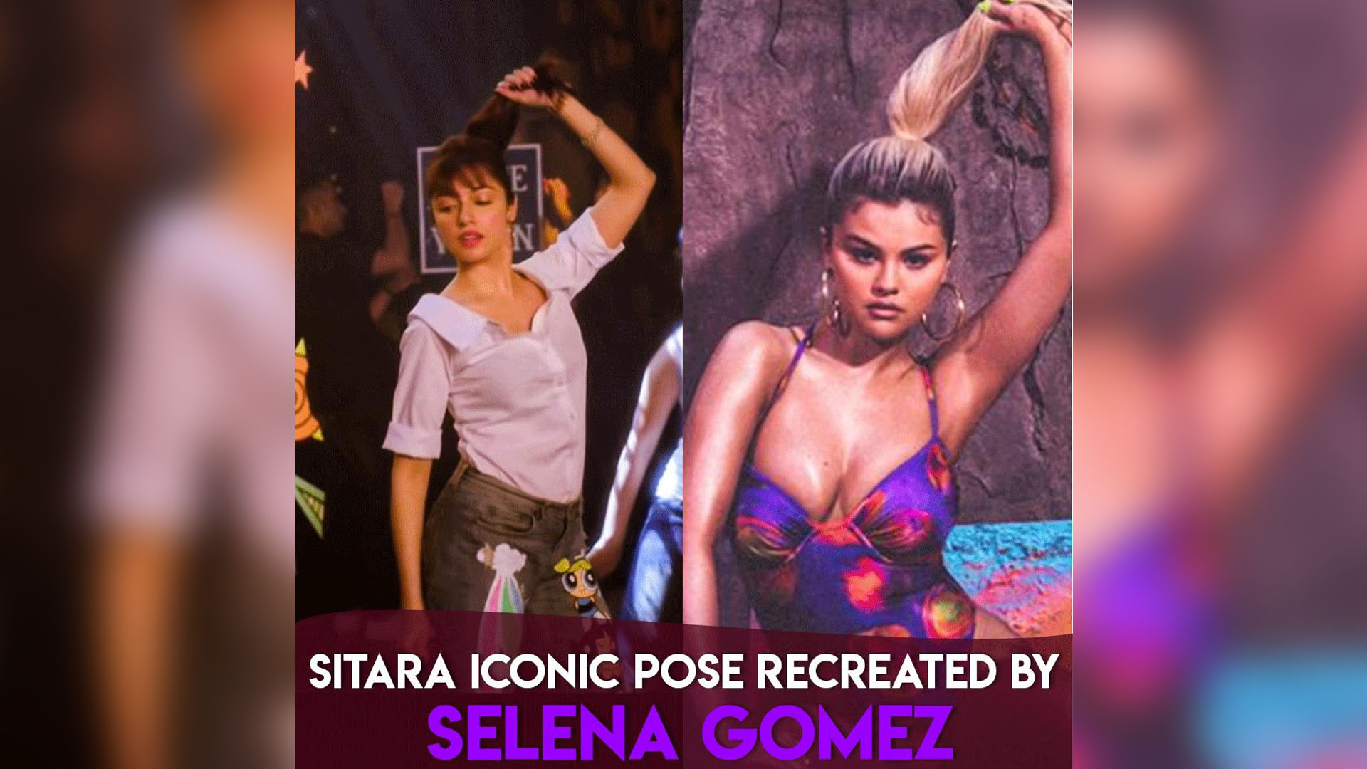 Selena Gomez recreates Divya Khosla Kumar’s iconic ‘Sitara’ Pose and the internet cannot handle it !