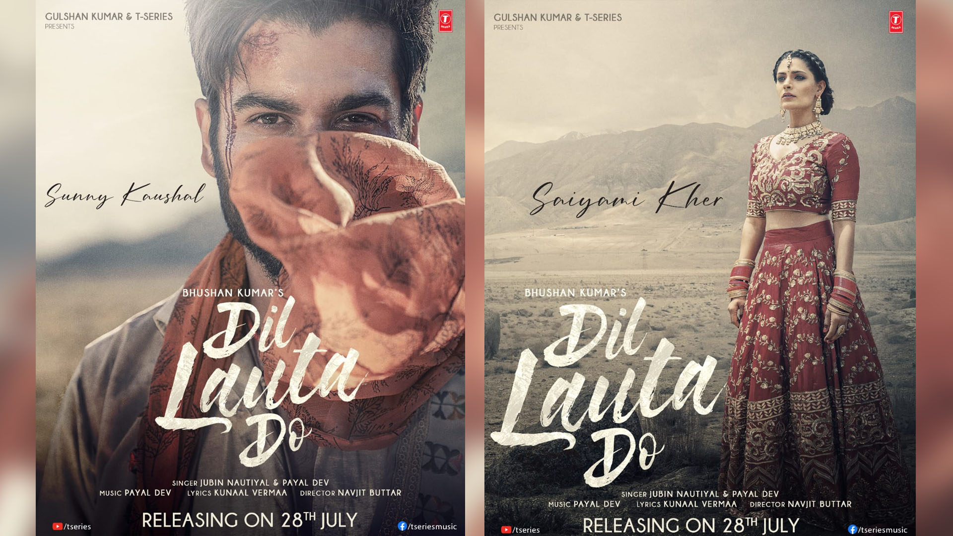 Sunny Kaushal & Saiyami Kher come together for the first time for Bhushan Kumar’s ‘Dil Lauta Do’ sung by Jubin Nautiyal and Payal Dev