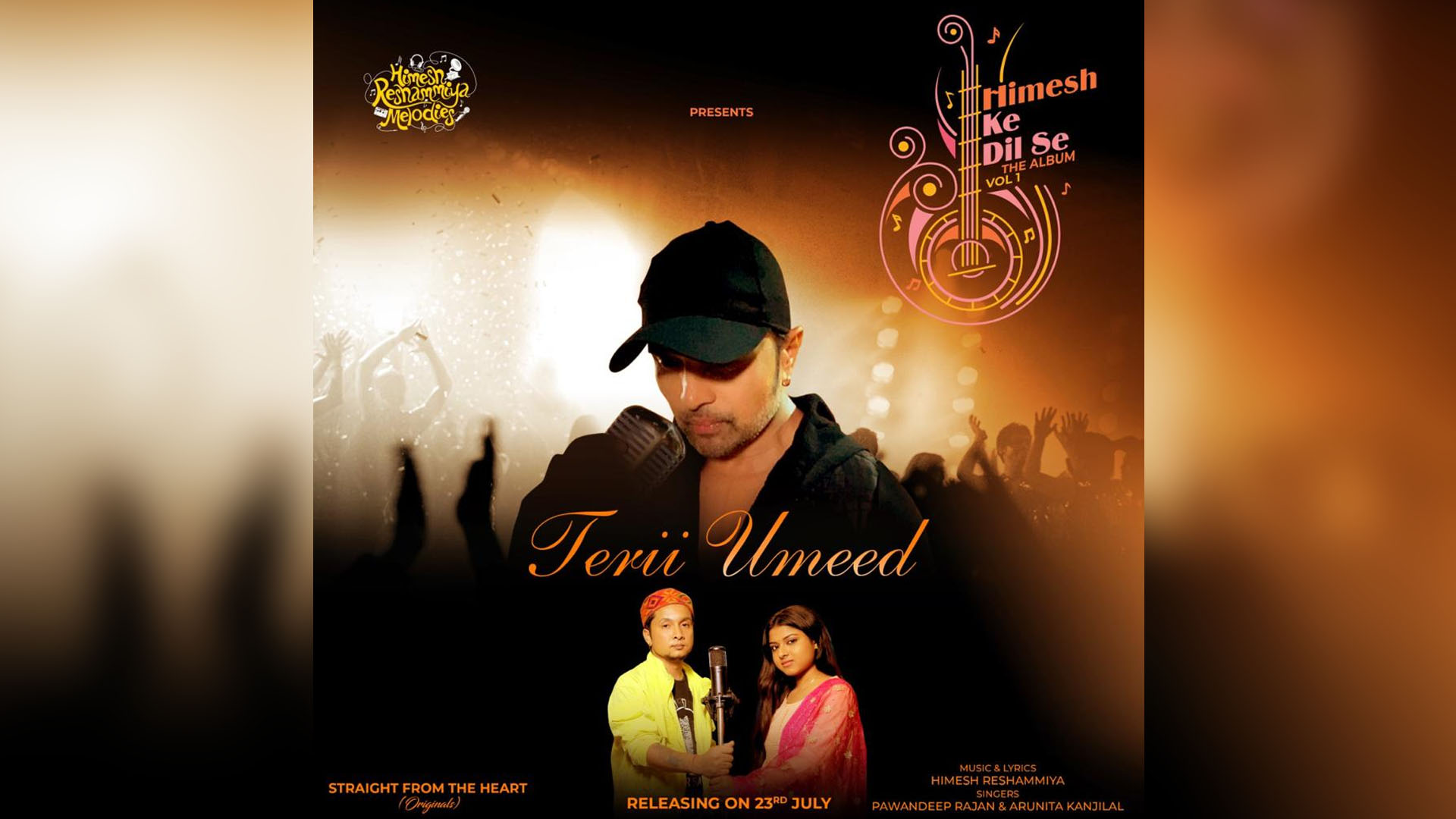 Rockstar Himesh Reshammiya is on a roll ! After 4 back to back blockbusters, the musical genius on his birthday will release Terii Umeed, from the album Himesh Ke Dil se  sung by super talents Pawandeep and Arunita!