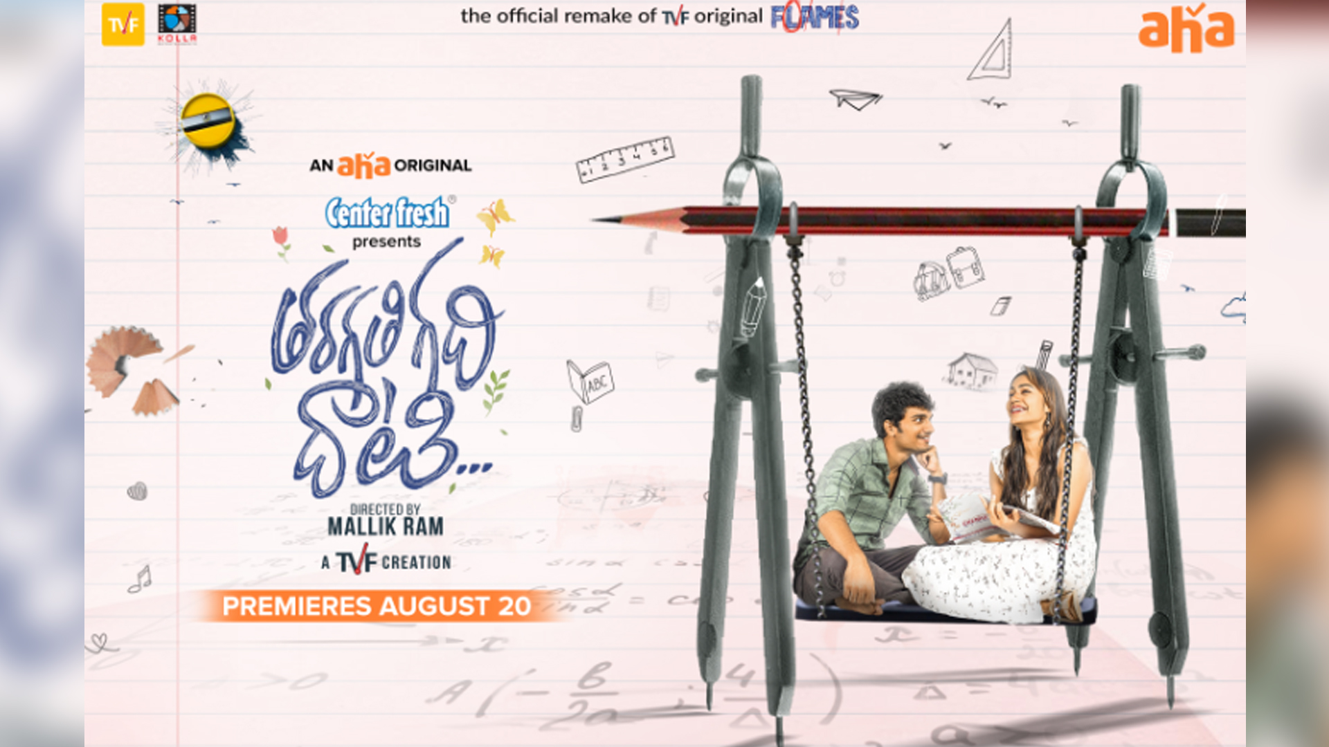 aha announces its new original, Tharagathi Gadhi Daati, the official Telugu remake of TVF’s hit show FLAMES