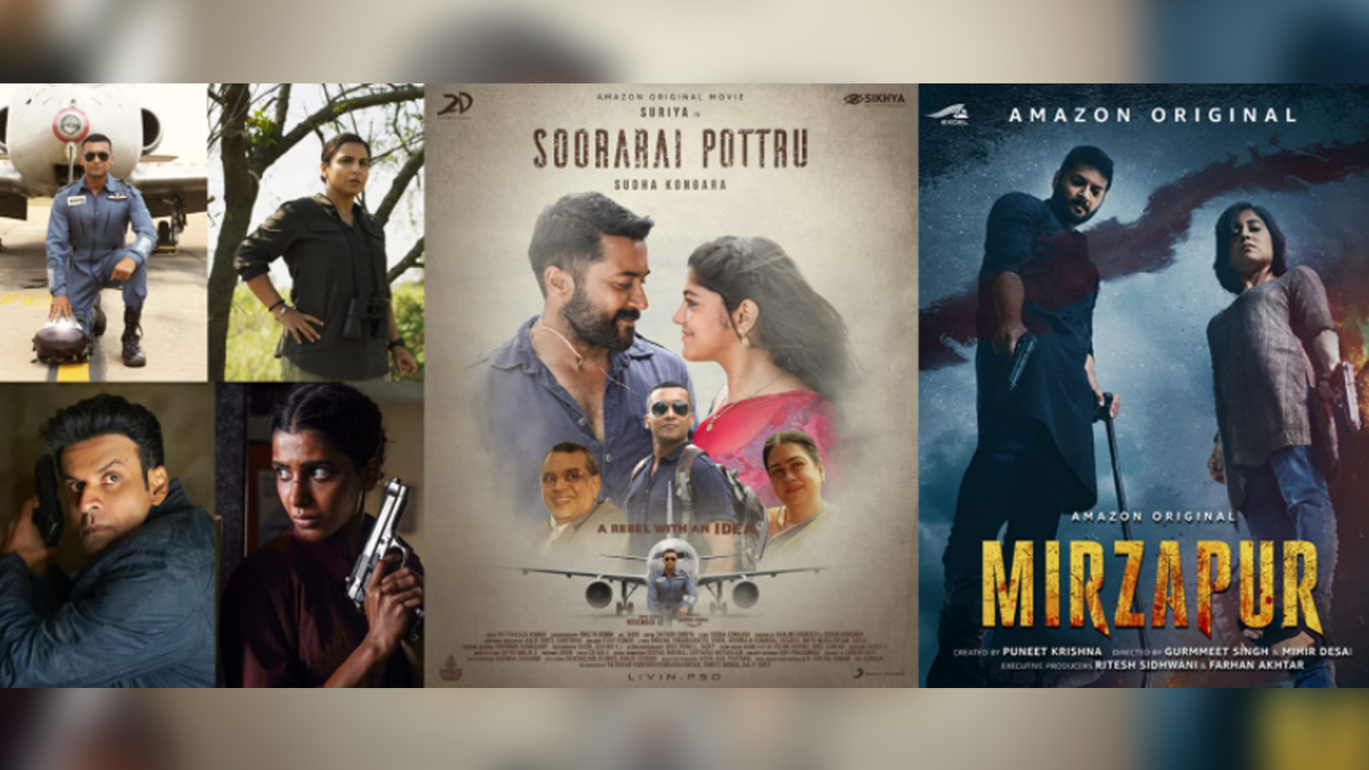 Vidya Balan, Suriya, Manoj Bajpayee, Samantha Akkineni, bag top acting honors at the Indian Film Festival of Melbourne 2021 and Soorarai Pottru, Mirzapur wins Best Film and Series respectively