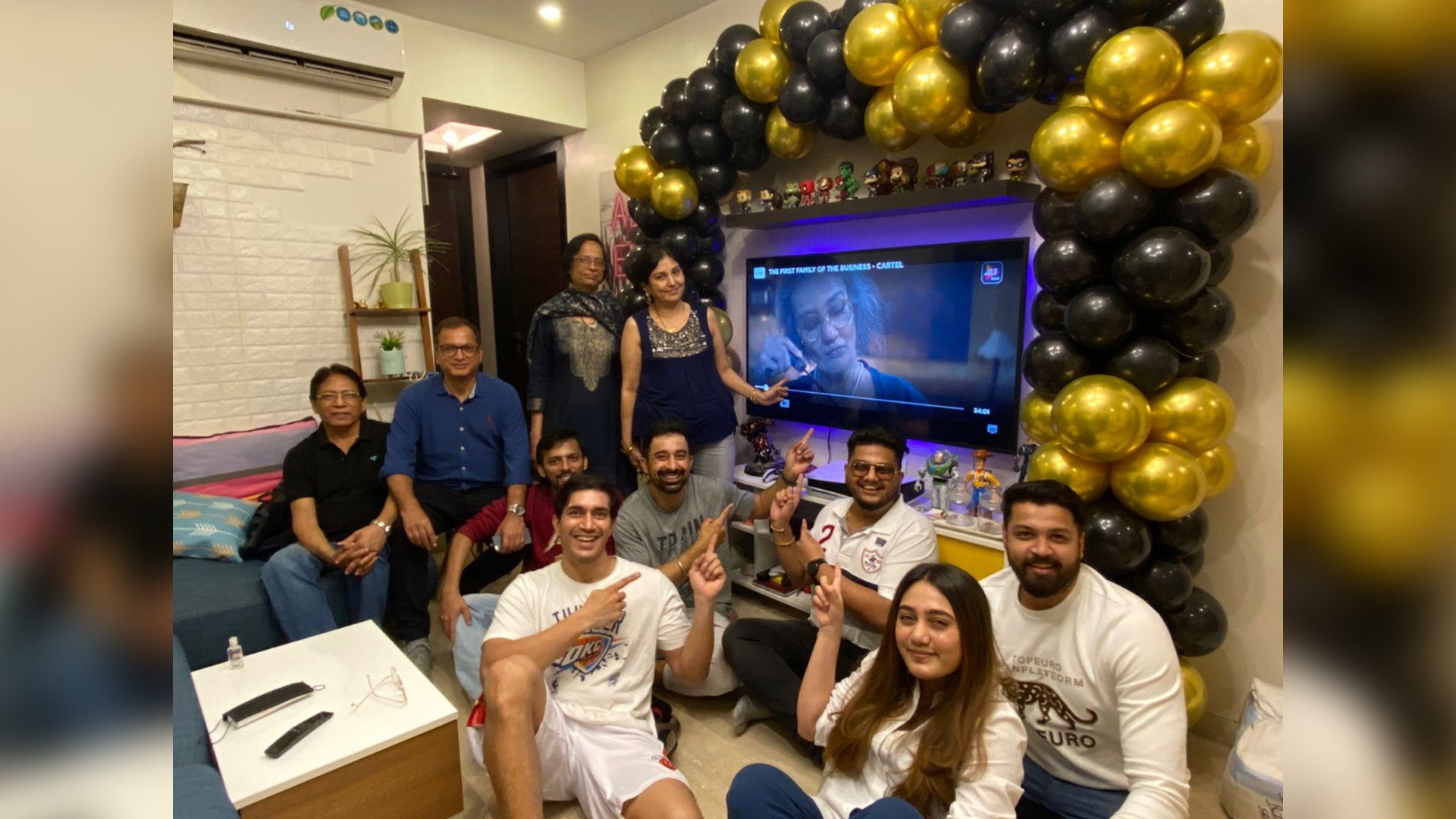 Divya’s family and friends host a special screening of Cartel for their family while she slays on the BB house!!