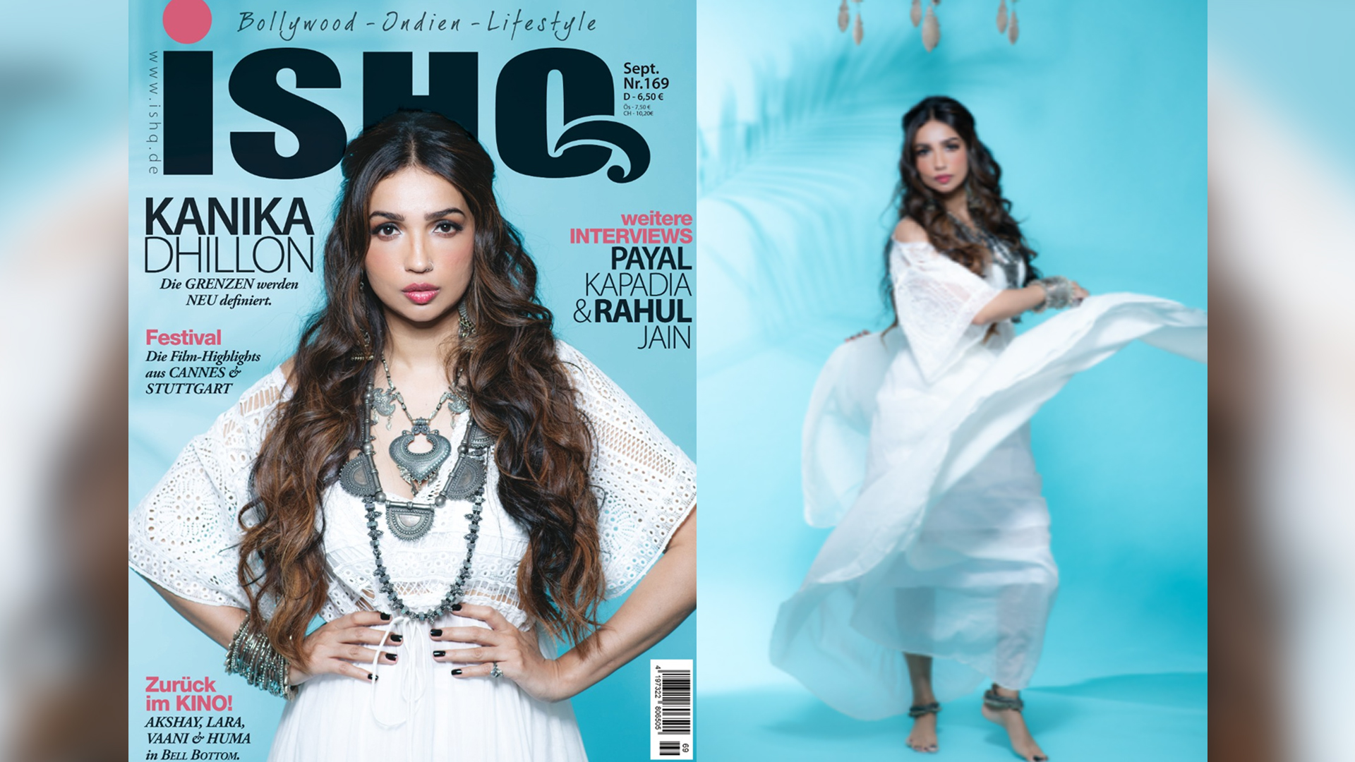 Kanika Dhillon becomes the first writer to get on the cover of an International Bollywood Magazine.