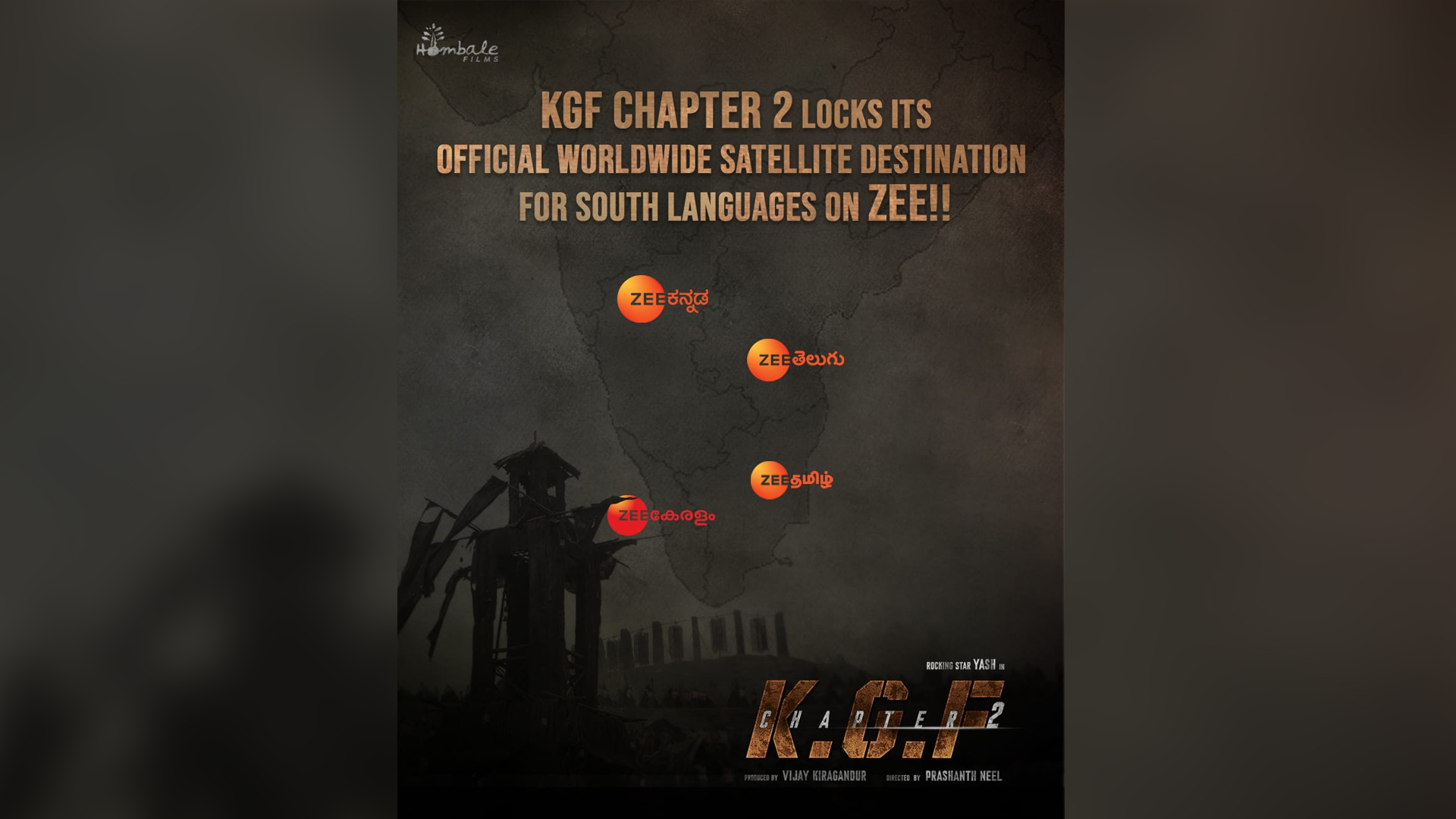 ‘KGF Chapter 2’ south satellite rights sold for a record price