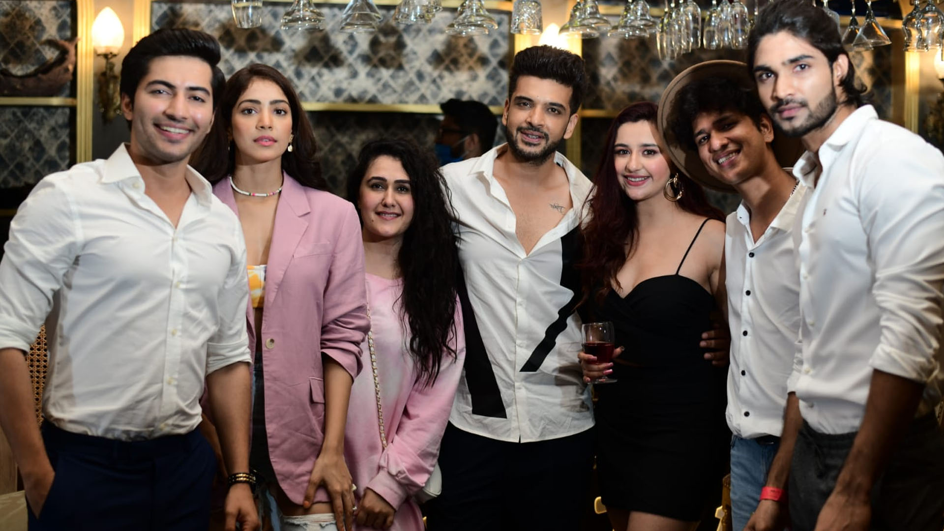 Karan Kundra, Akshay Kharodia , Sanaya Pithawalla gets papped at producer Akshay Bhosle’s song Ek Mohabbat’s success bash