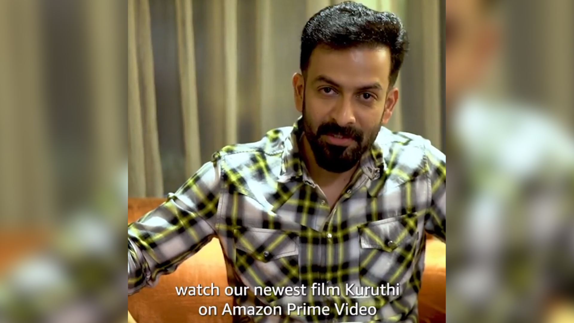 Prithviraj Sukumaran starrer Kuruthi is now streaming on Amazon Prime Video; the actor wishes to celebrate Onam with his fans!