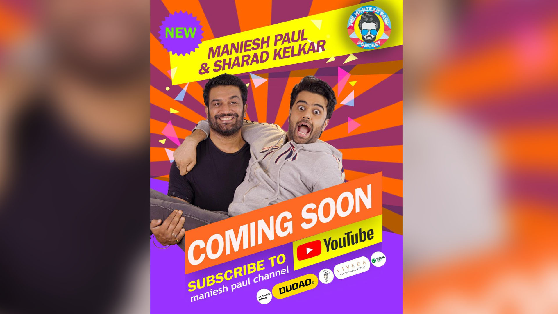 Maniesh Paul offers a dramatically funny welcome to his next guest Sharad Kelkar on his show