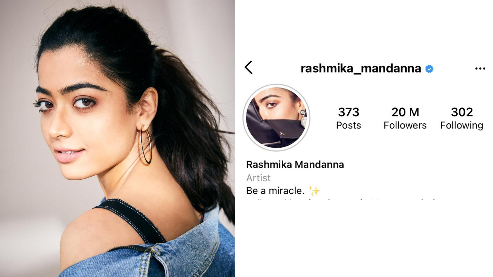 National Crush Rashmika Mandanna crosses 20 Million followers on Instagram, even before her Bollywood debut!